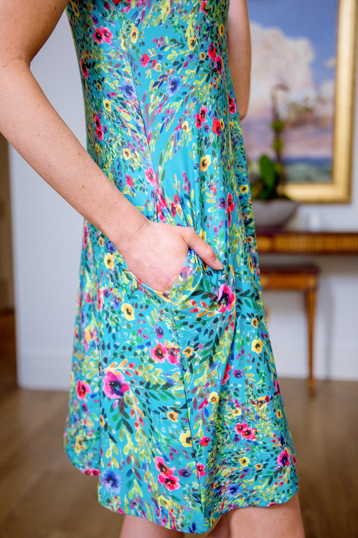 Blue Tropics Dress