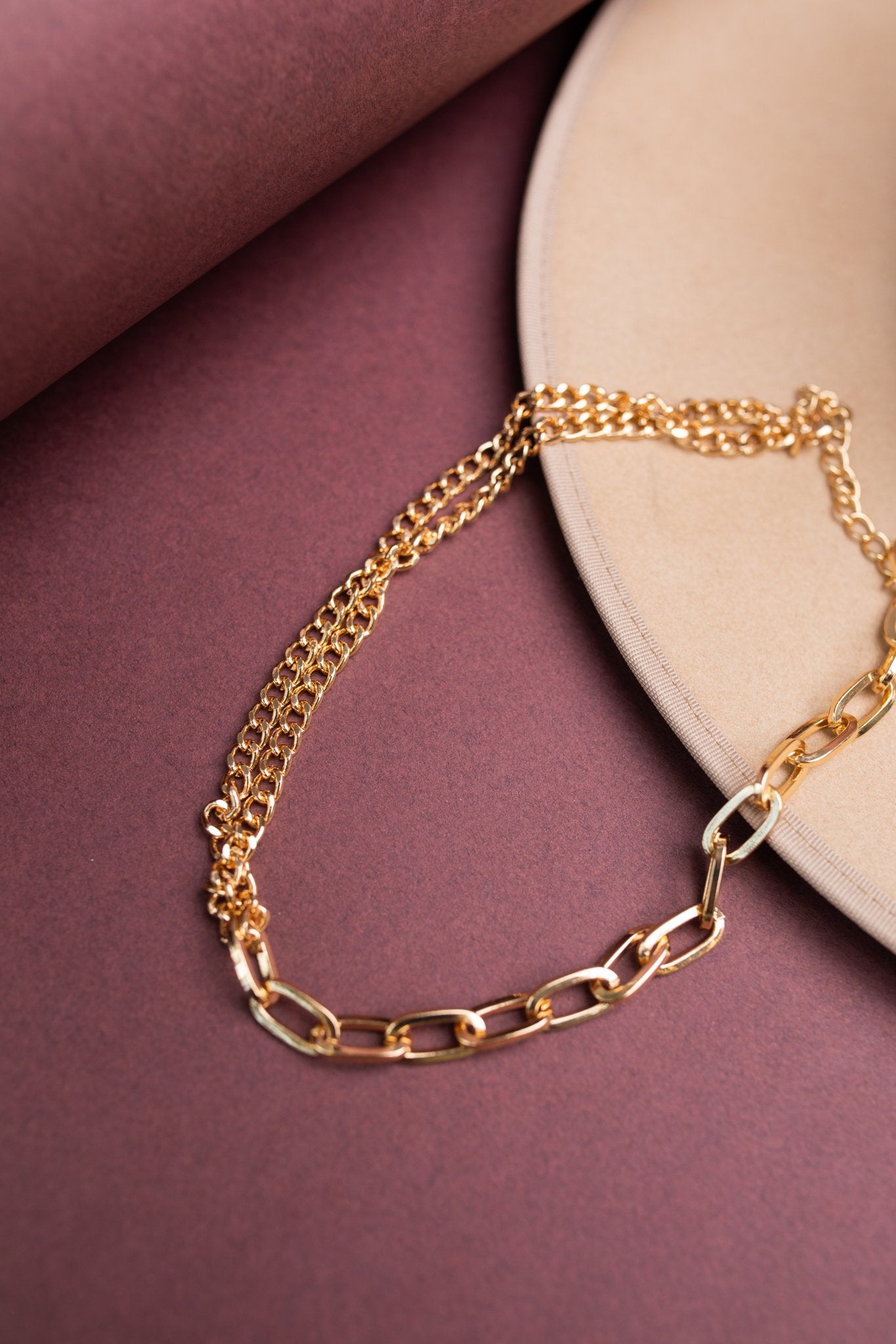 Bound By Chains Gold Necklace