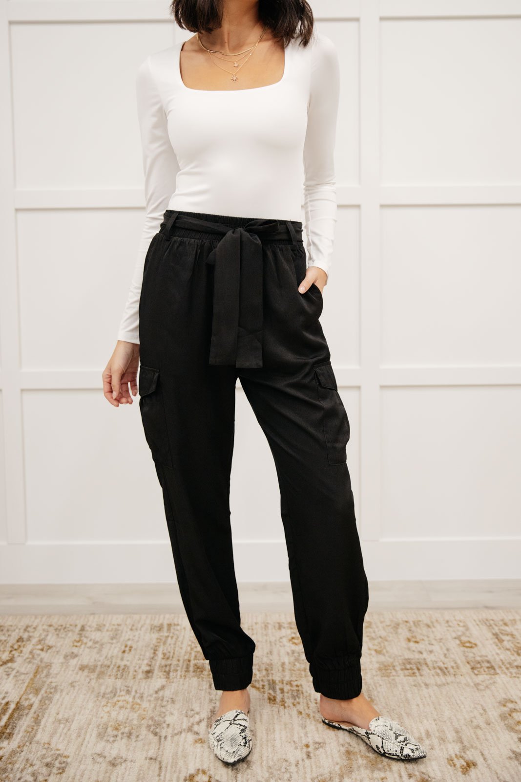 Bow On Top Pants