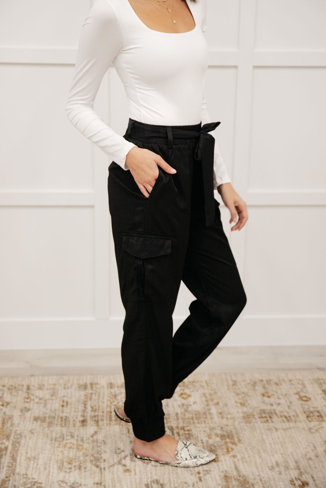 Bow On Top Pants
