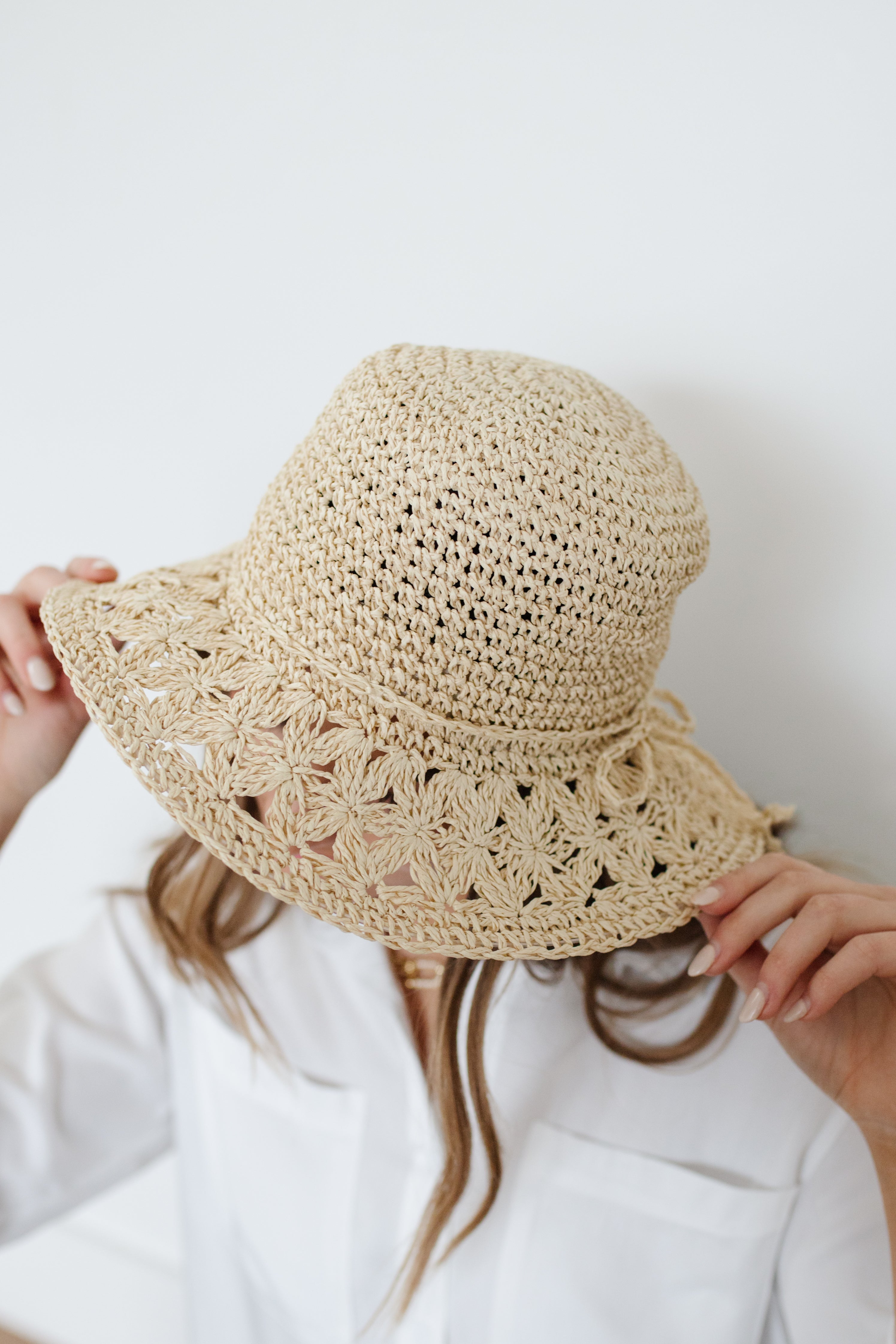 Braided Bow Straw Hat
