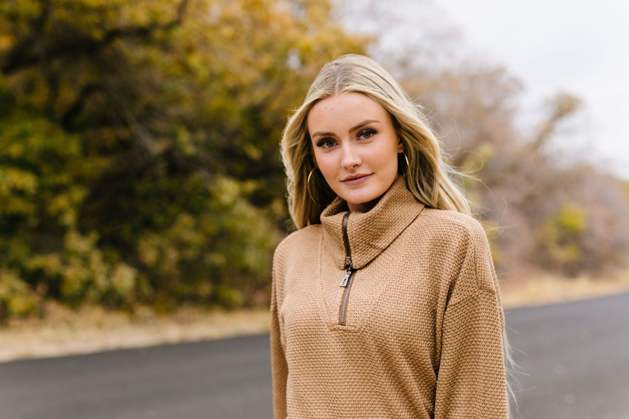 Tactile Treasure Half-Zip Pullover