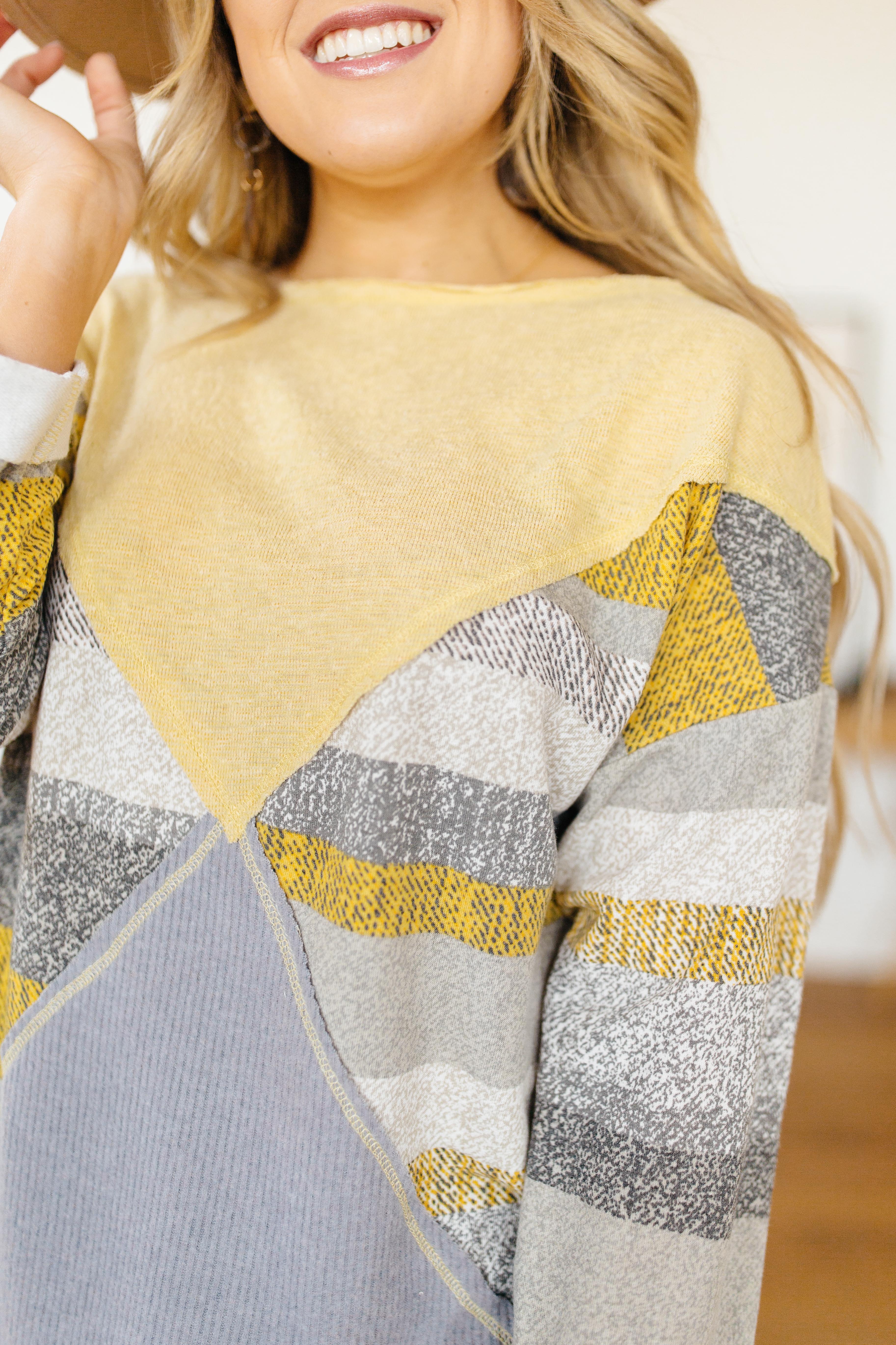 Can't Miss Color Block Top