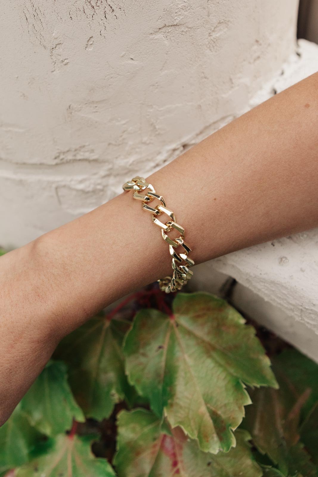 Chunky Wide Chain Link Bracelet