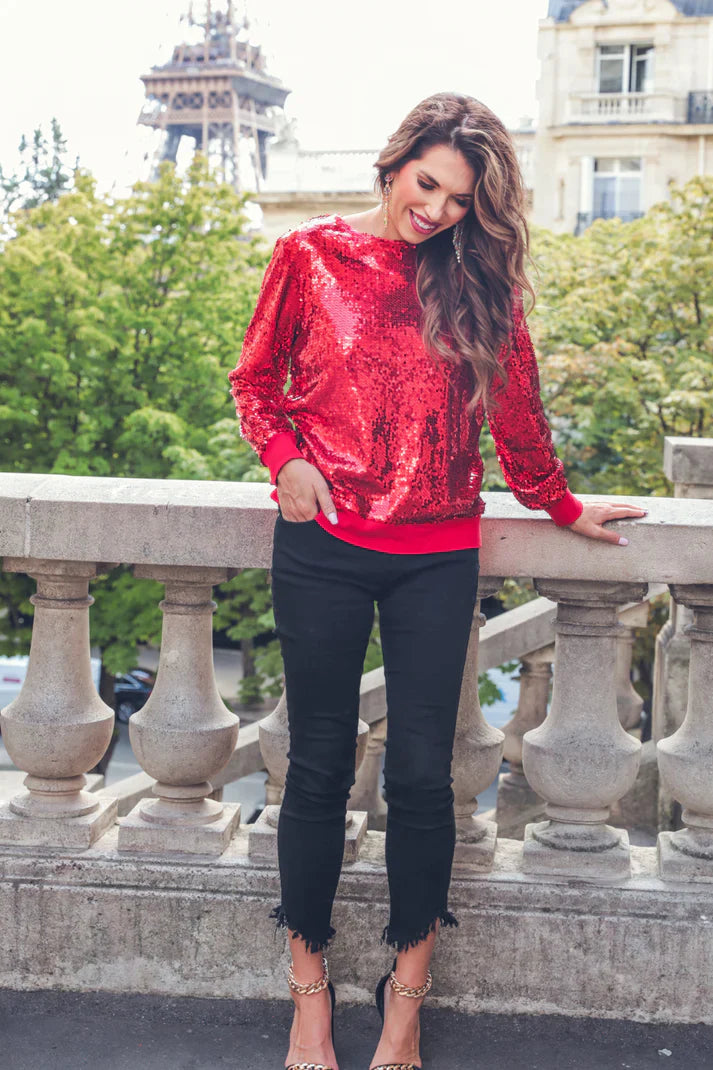 PREORDER: In The Spotlight Sequin Top in Three Colors