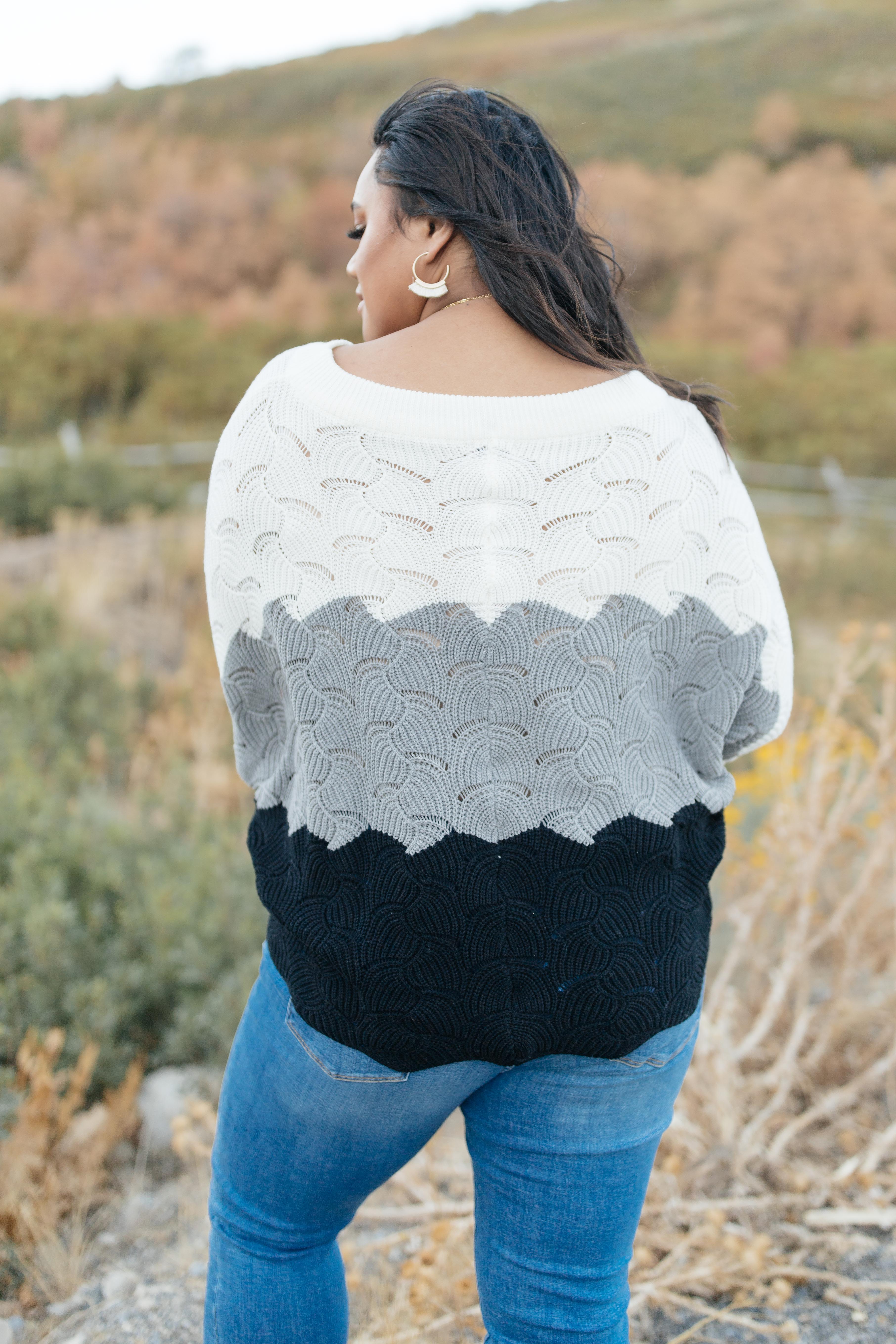 Designed For Details Sweater in Gray