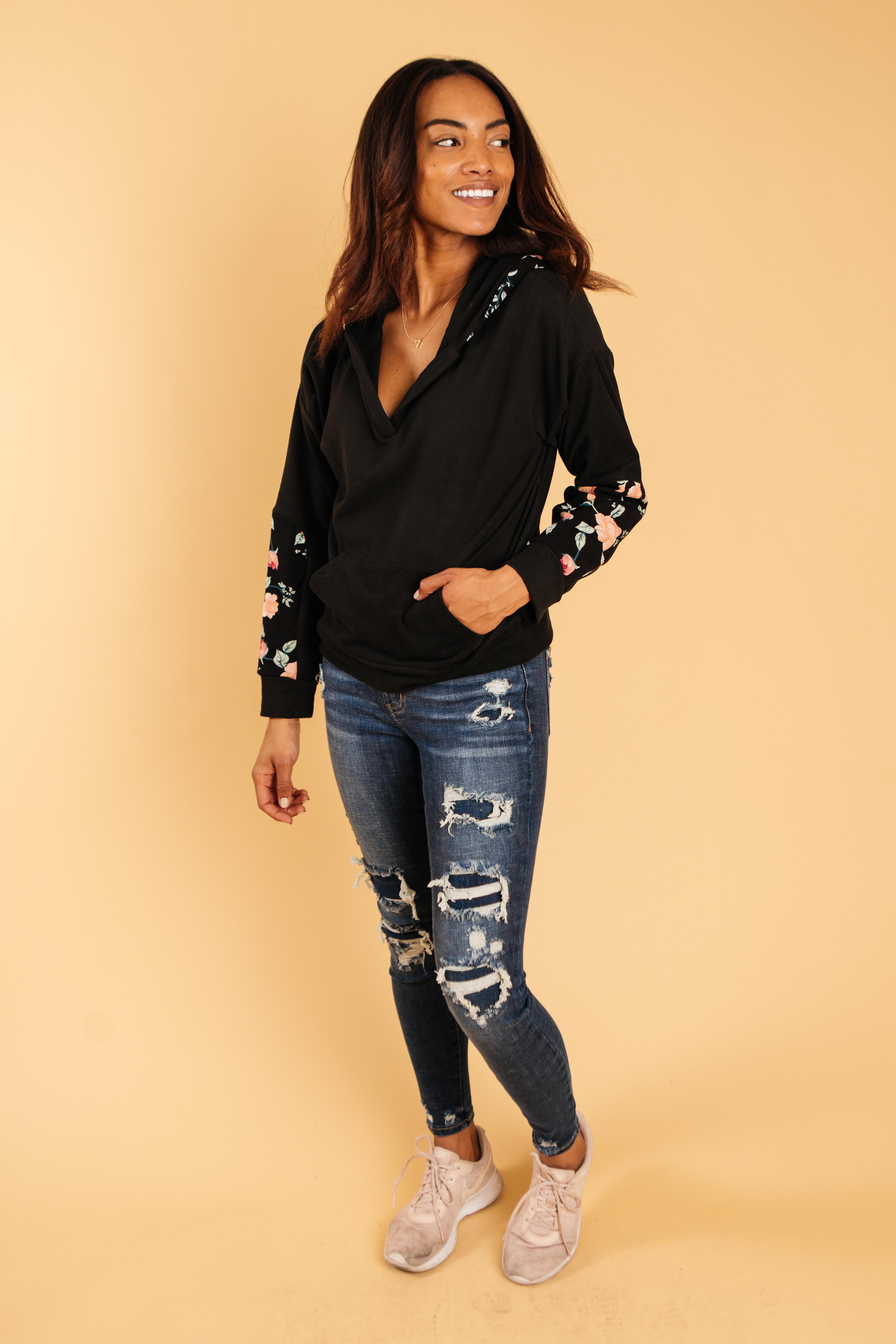 Emma Floral Hoodie