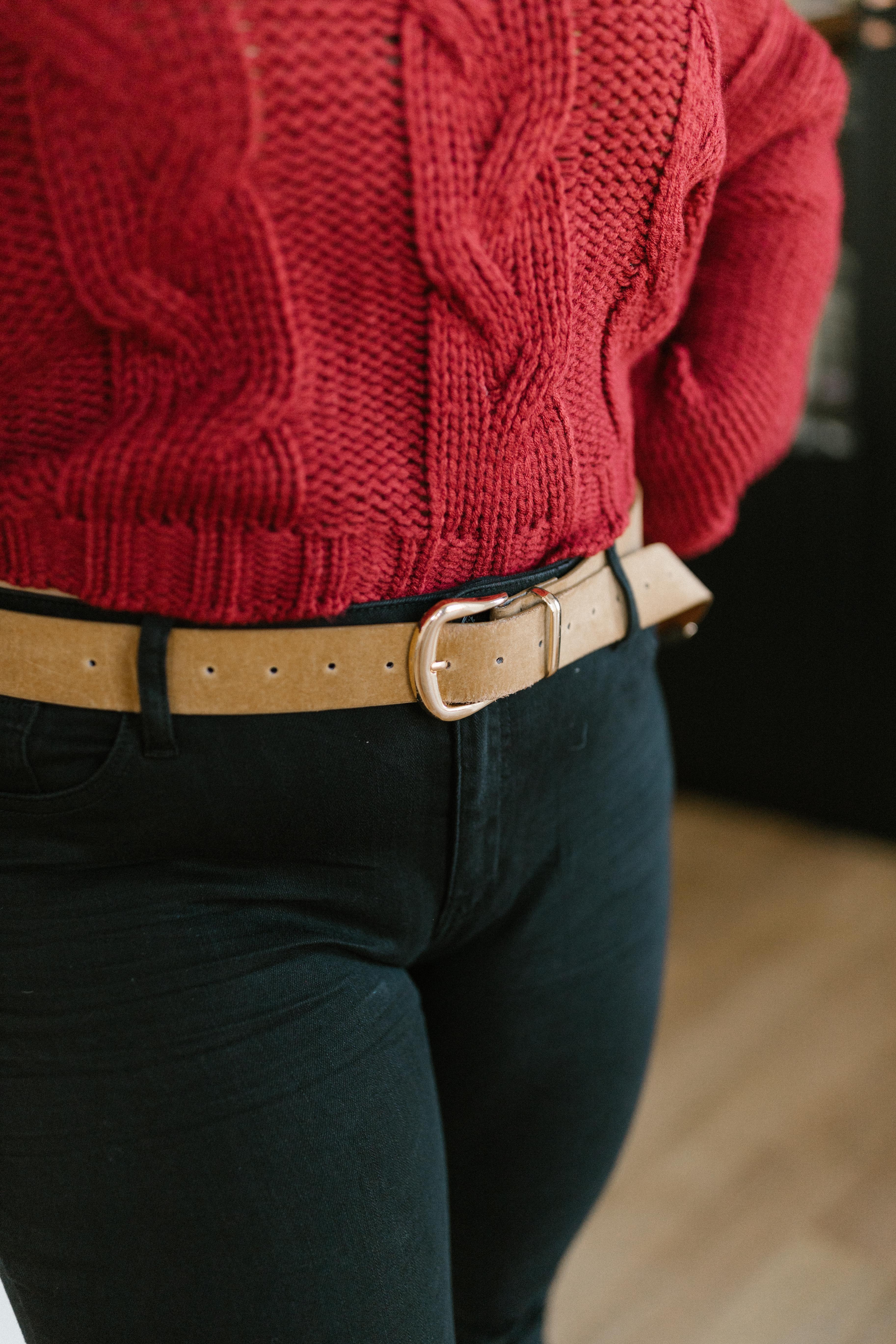 Fasten Your Belt in Camel