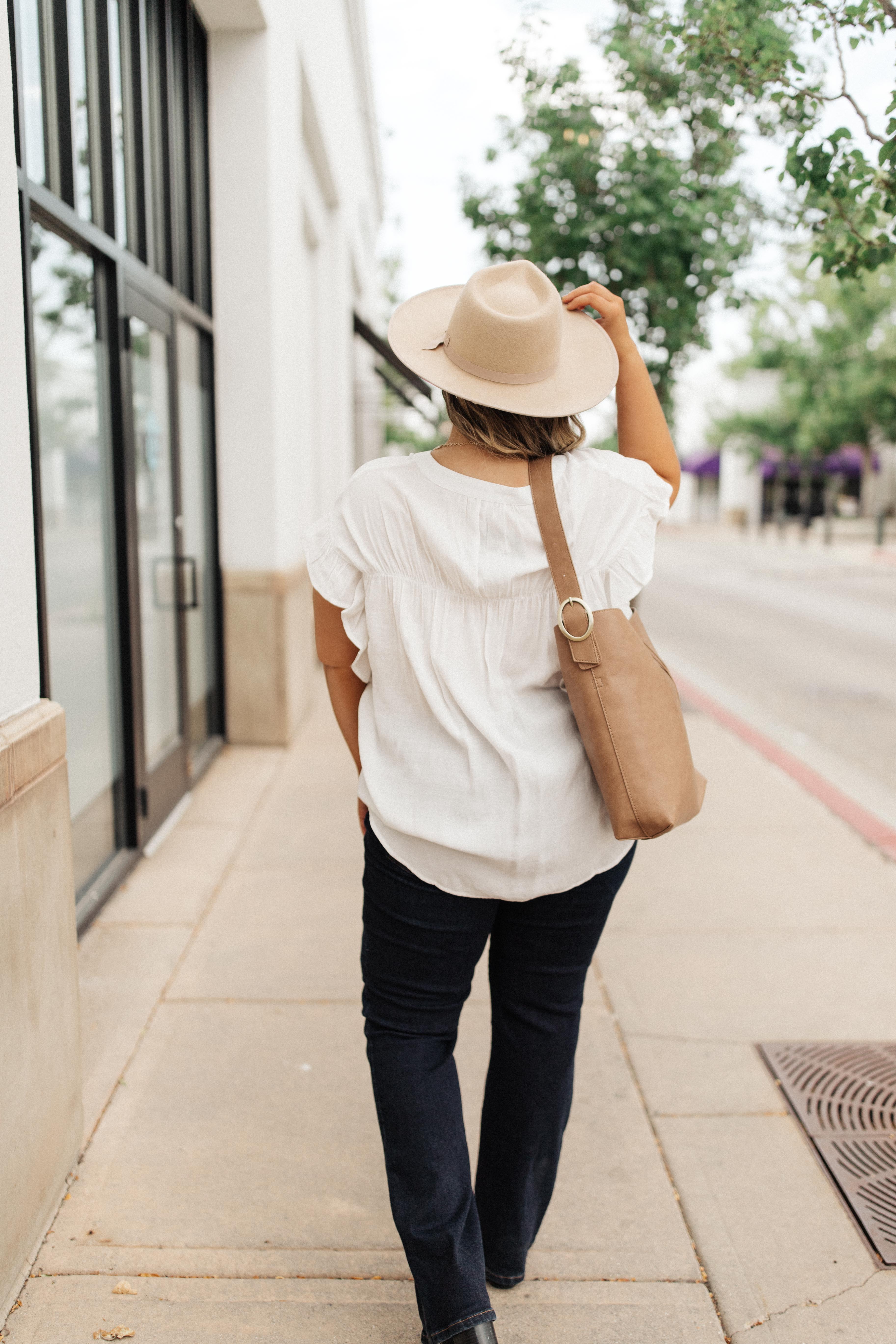 Gather Round Ivory Button Down