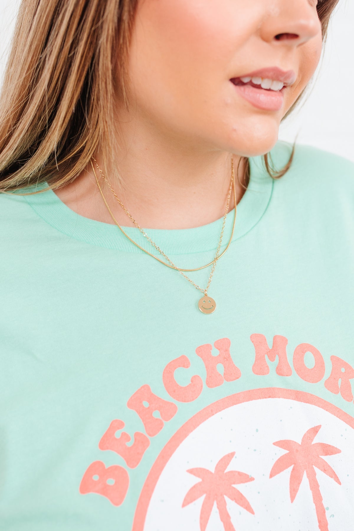 Happy To Be Here Layered Pendant