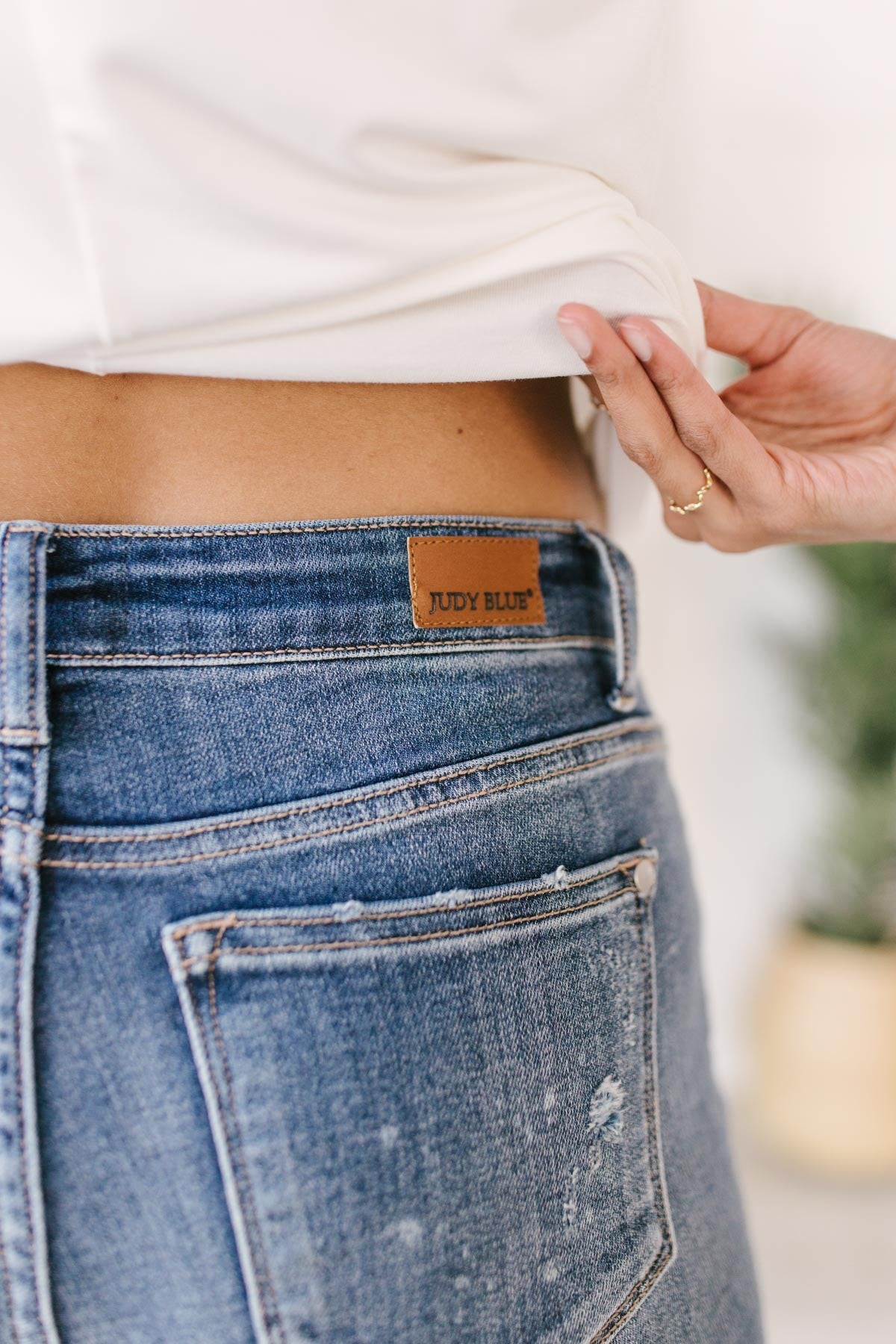Just My Type Destroyed Boyfriend Jeans