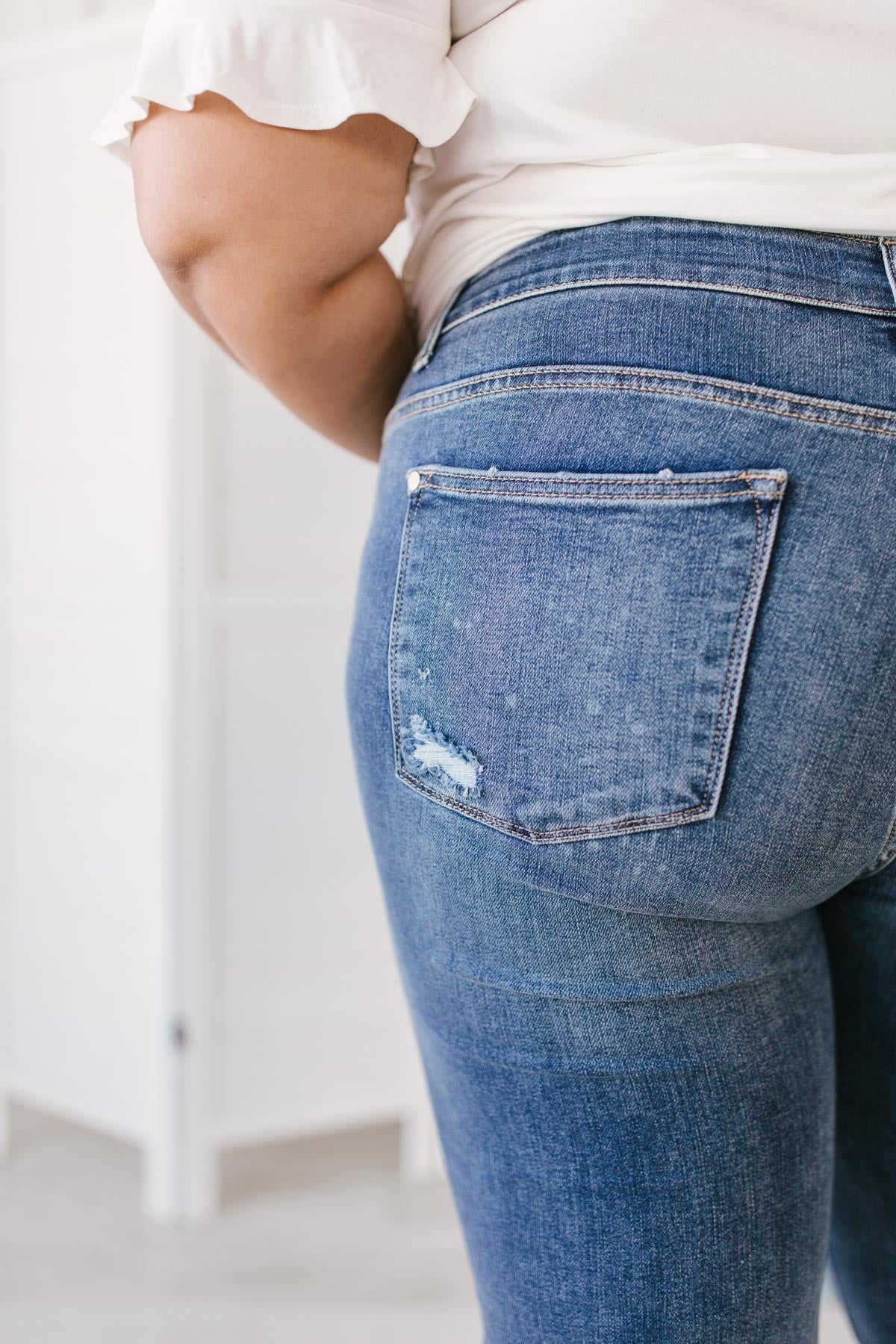 Just My Type Destroyed Boyfriend Jeans