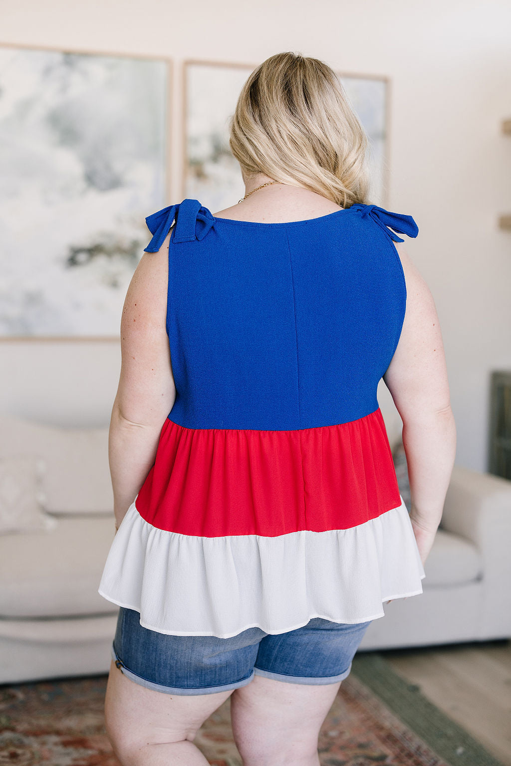 Just You Wait Color Block Tank