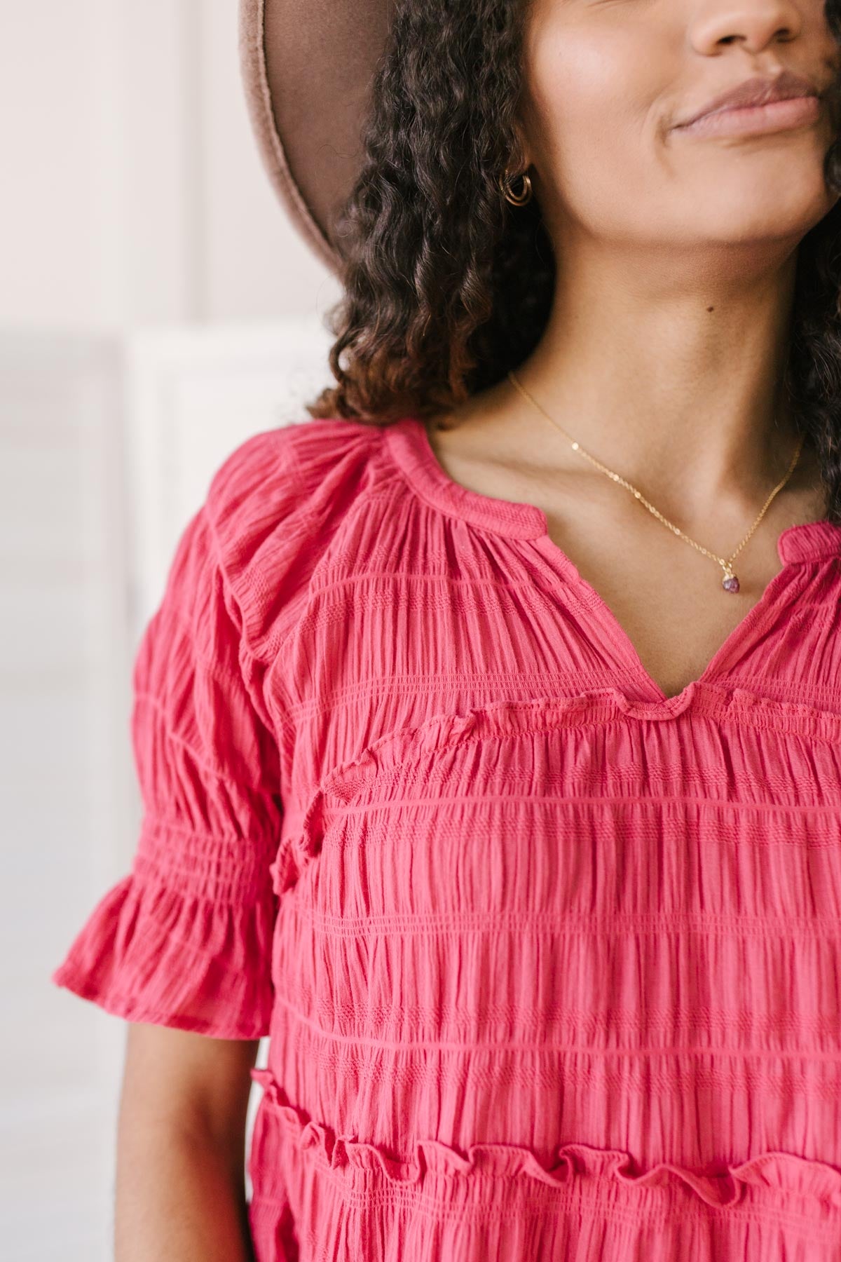 Knock Out Smocked Blouse