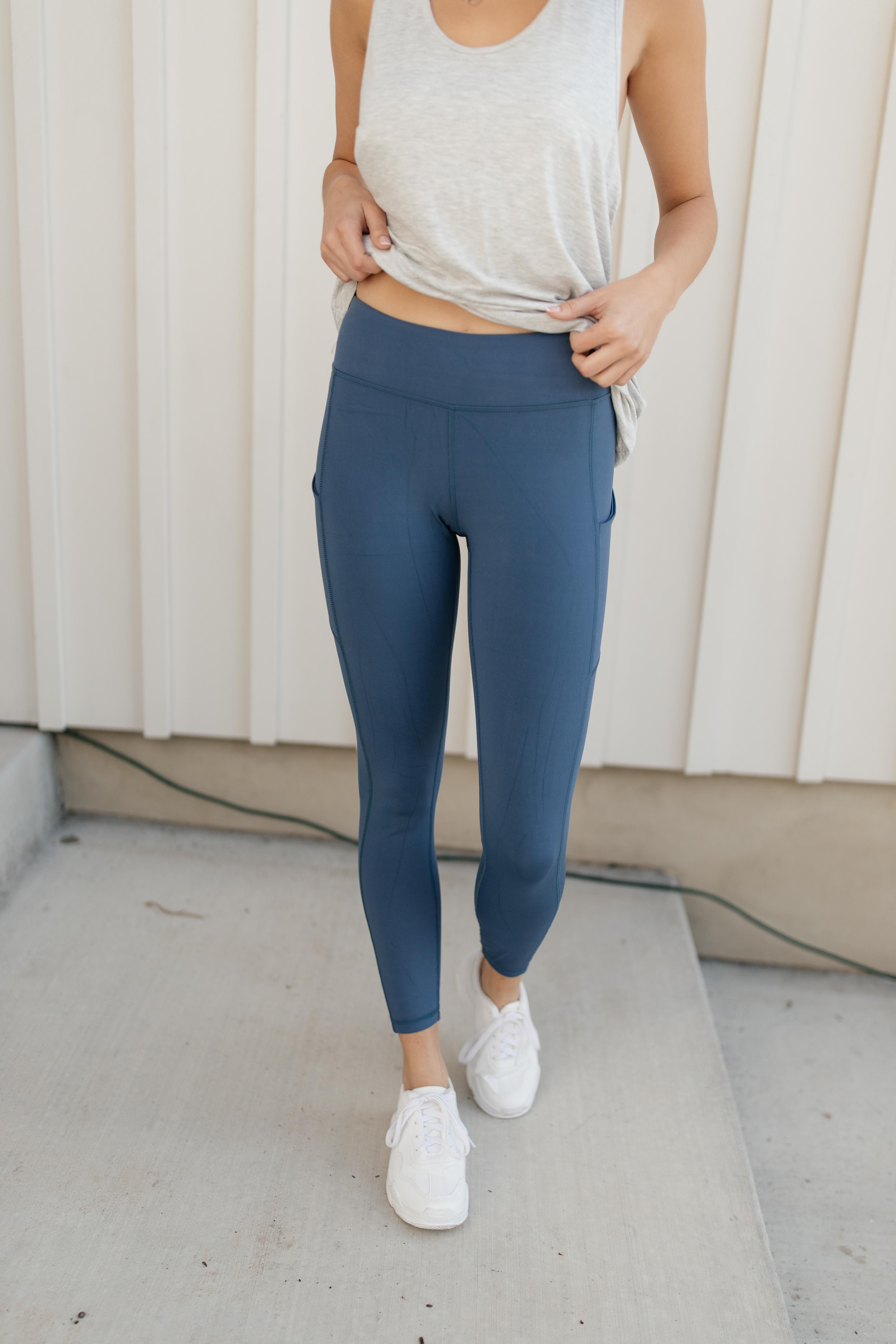 Kickin' It Leggings in Blue