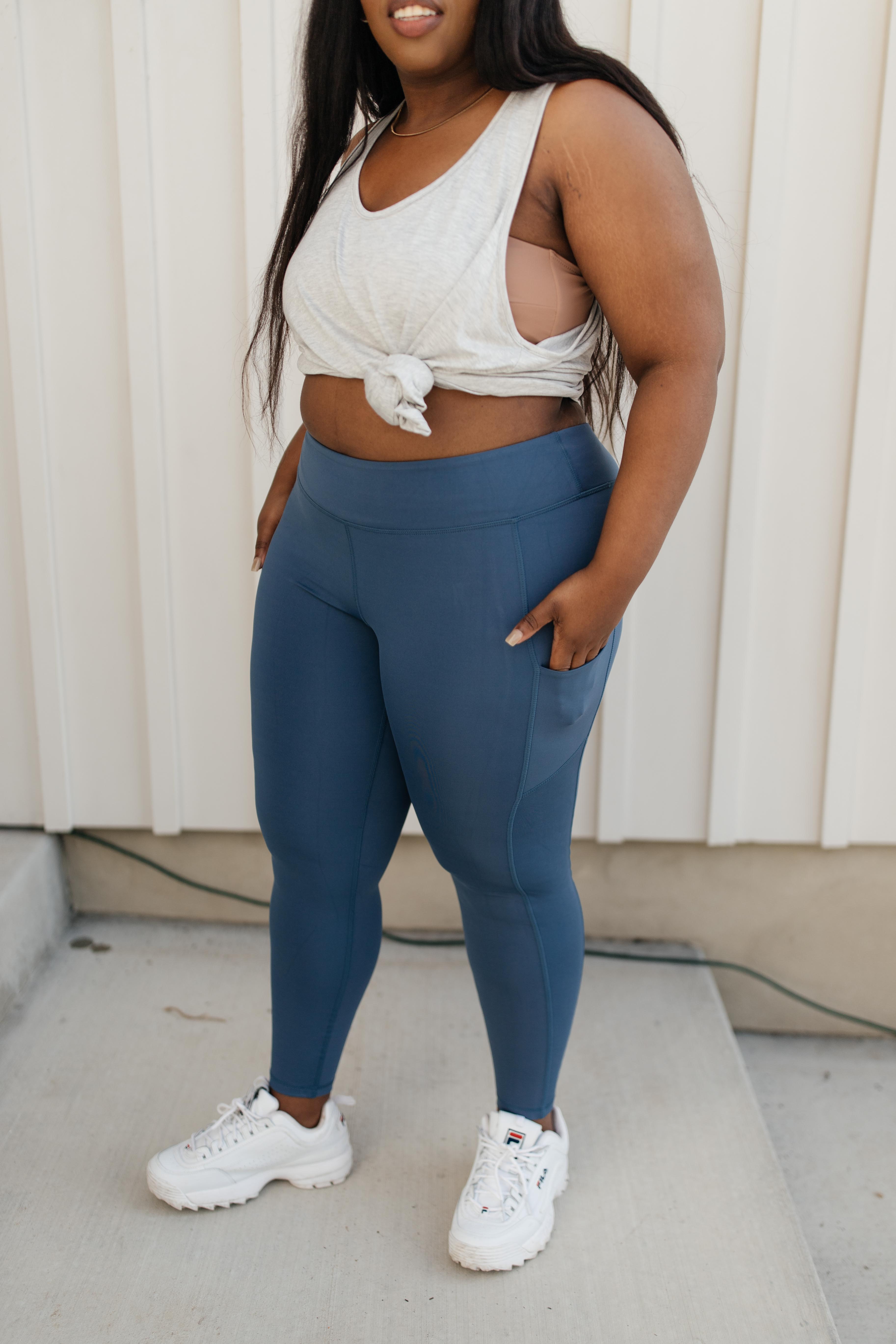 Kickin' It Leggings in Blue