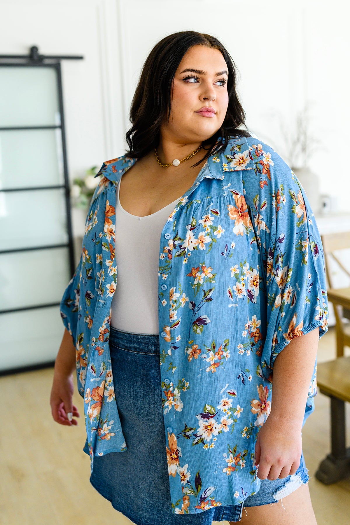Lanikai Floral Button Down