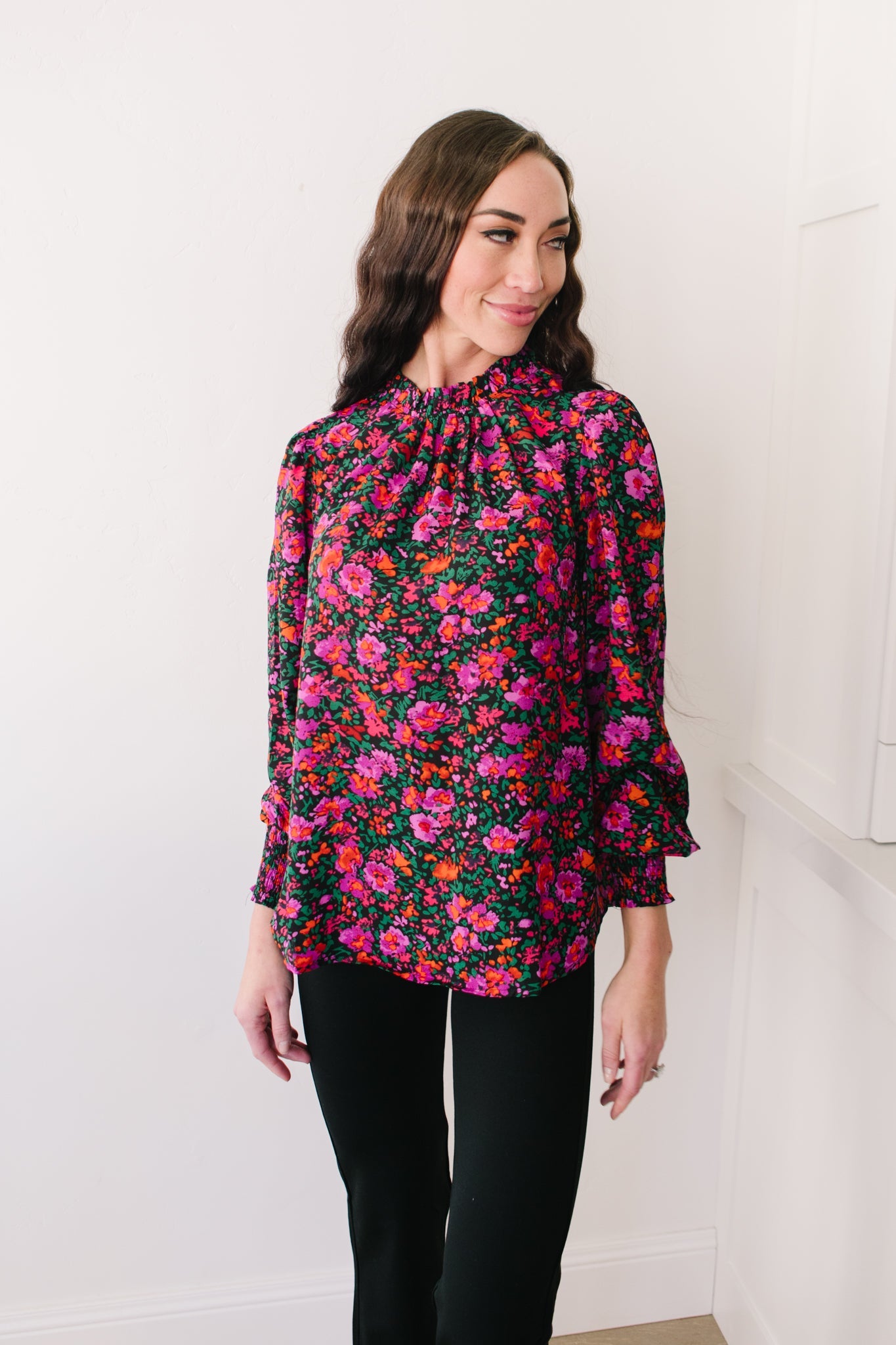 Lush In Floral Blouse