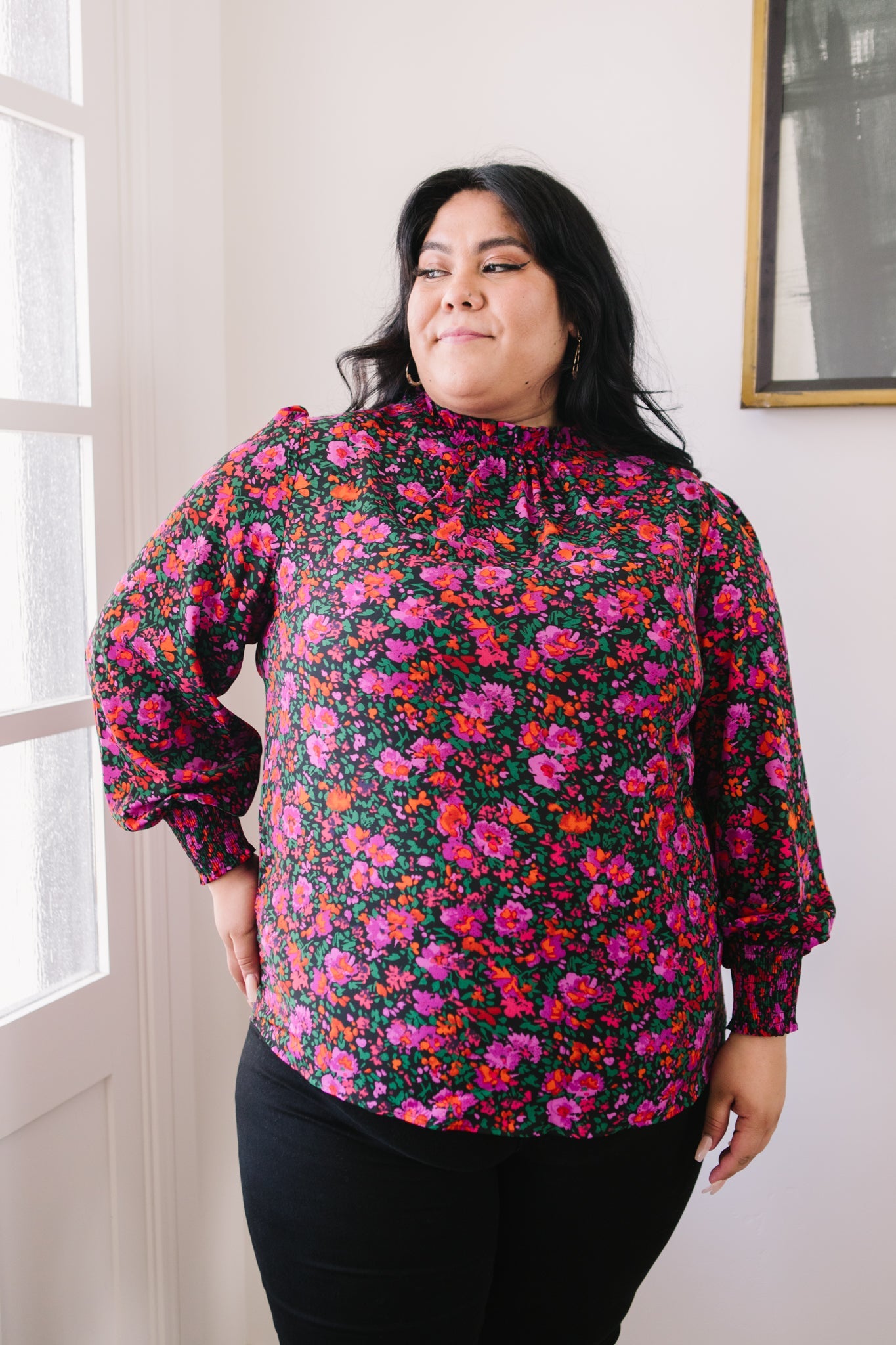 Lush In Floral Blouse