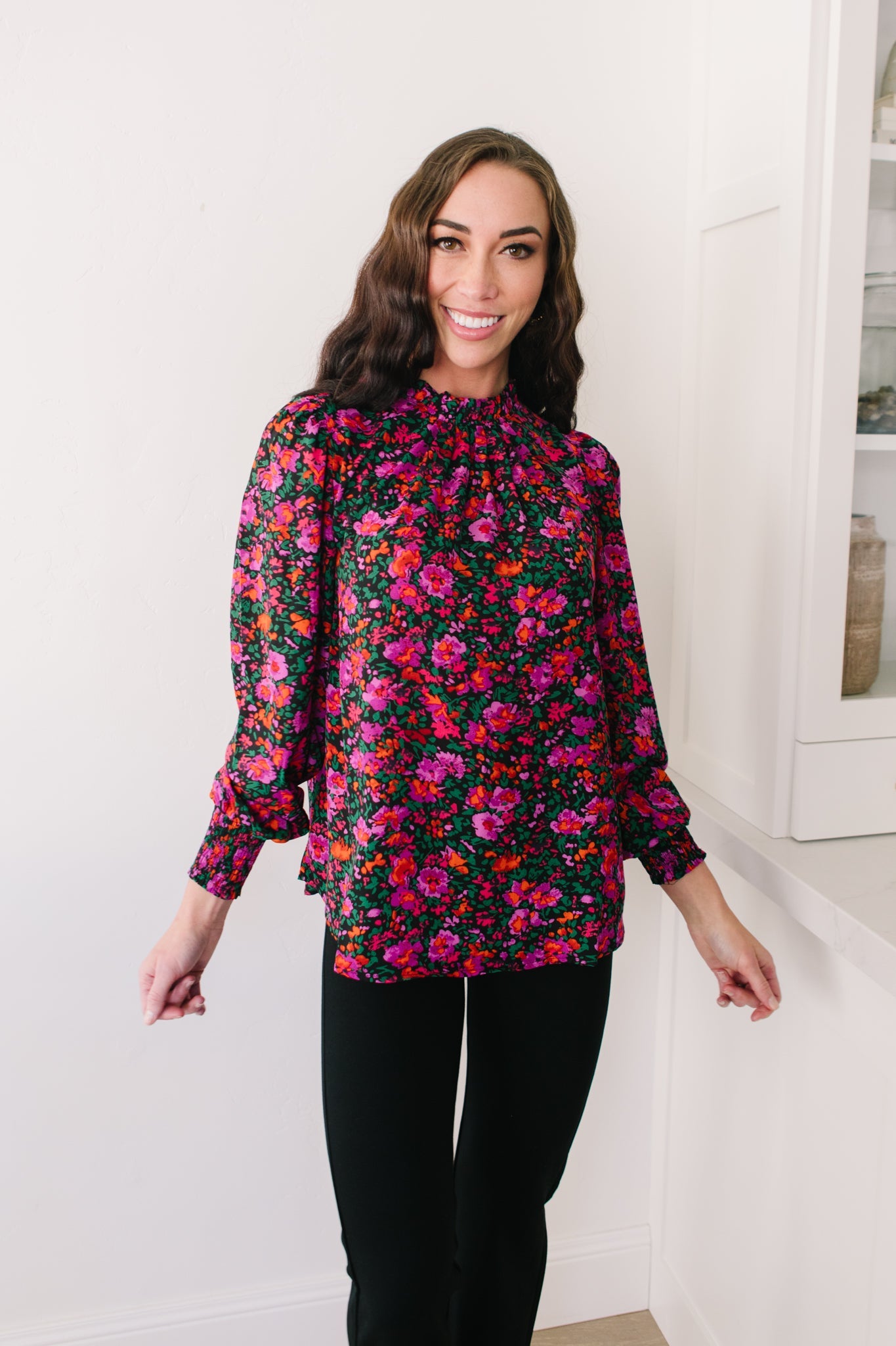 Lush In Floral Blouse