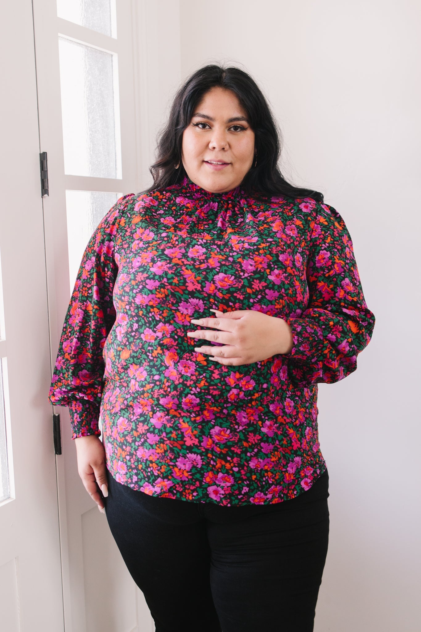 Lush In Floral Blouse