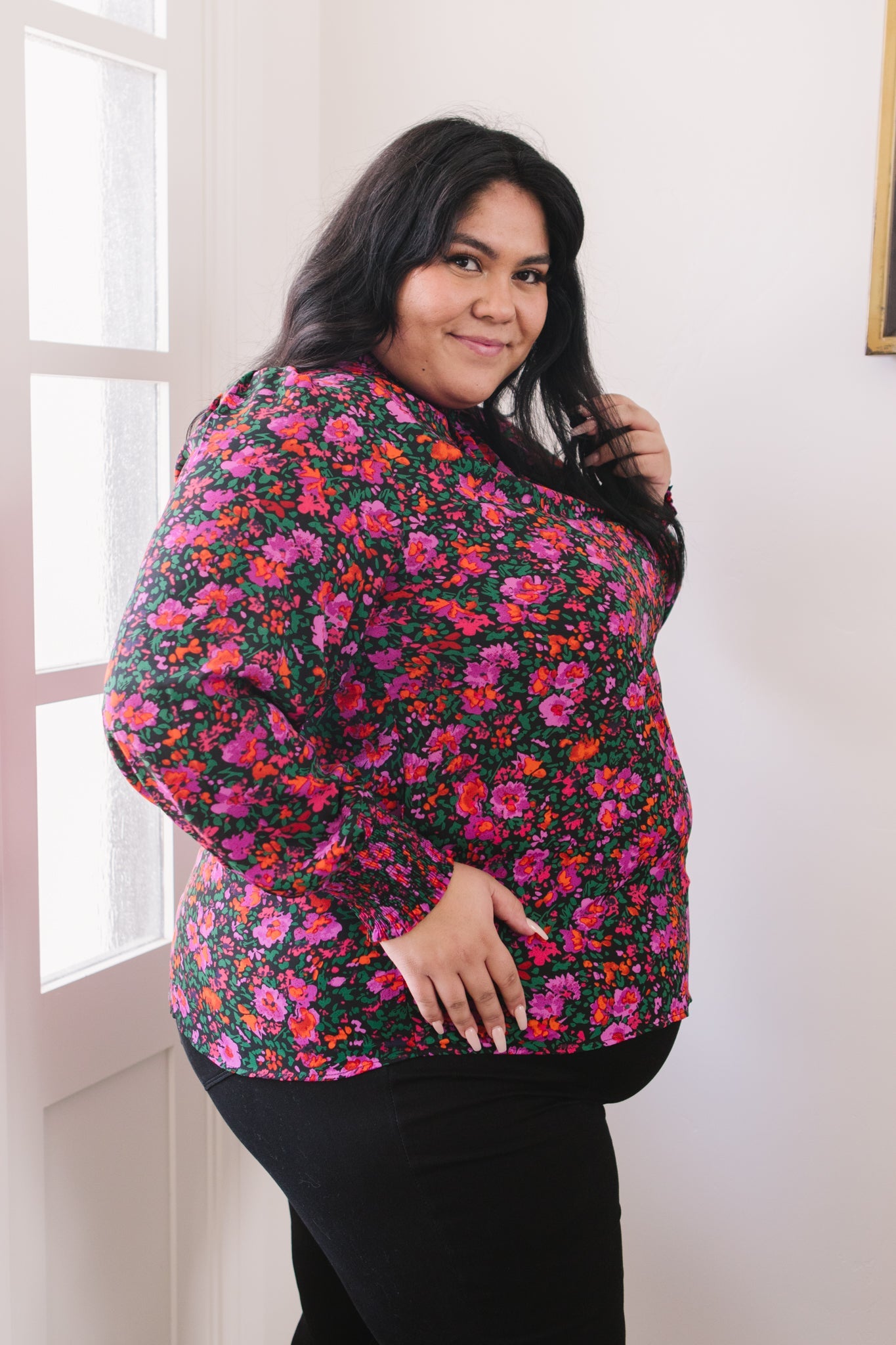 Lush In Floral Blouse