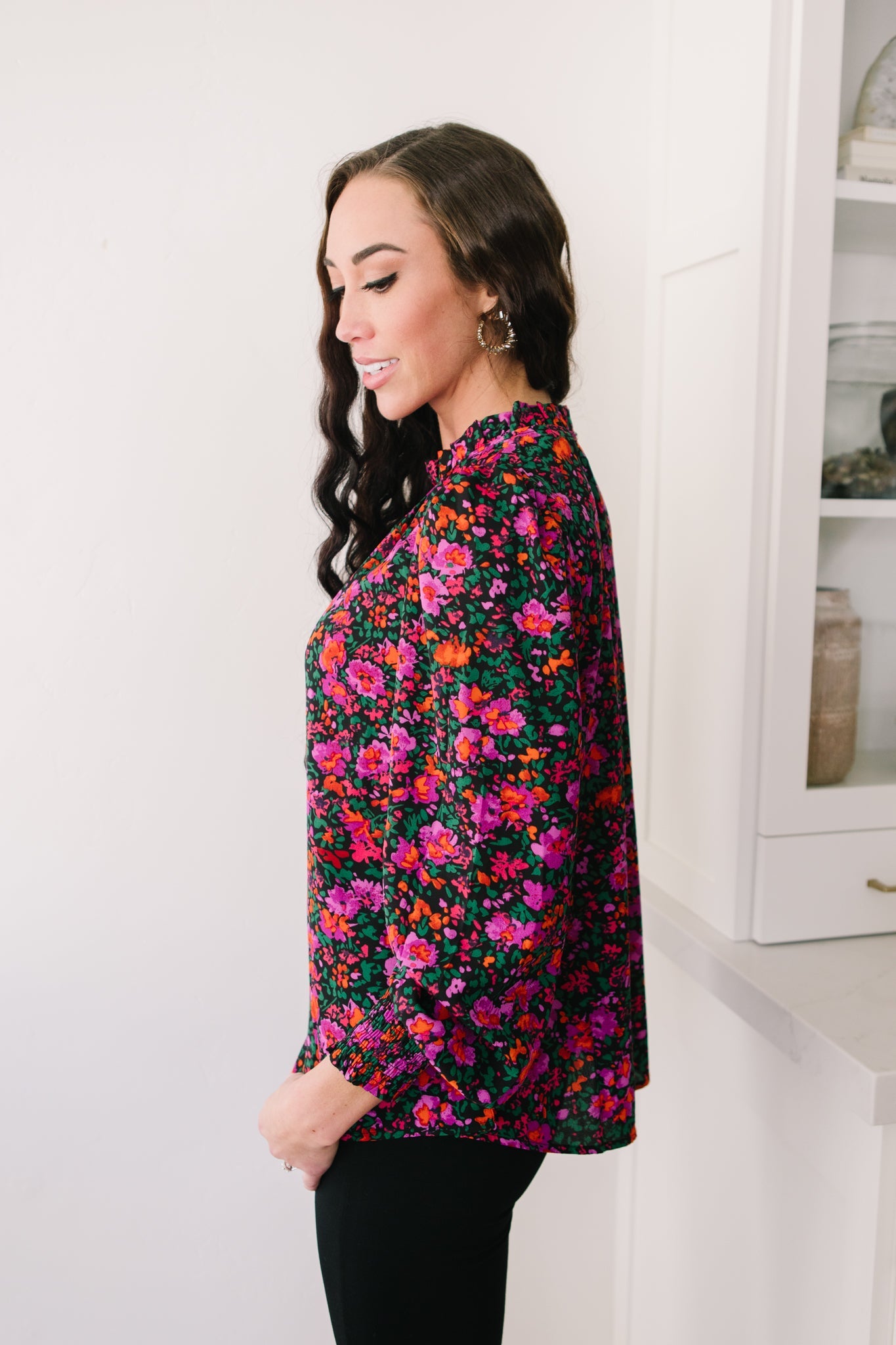 Lush In Floral Blouse