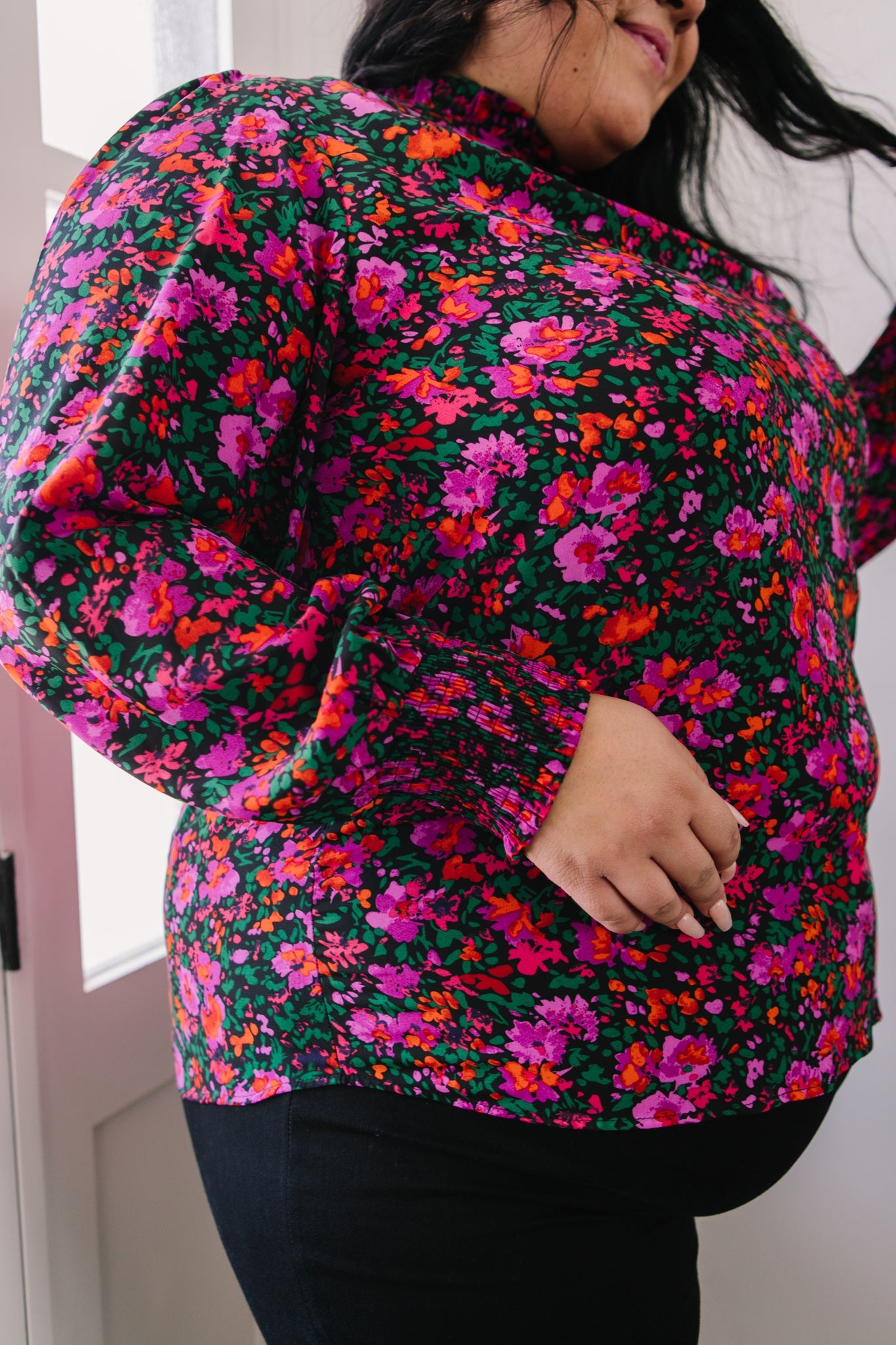 Lush In Floral Blouse