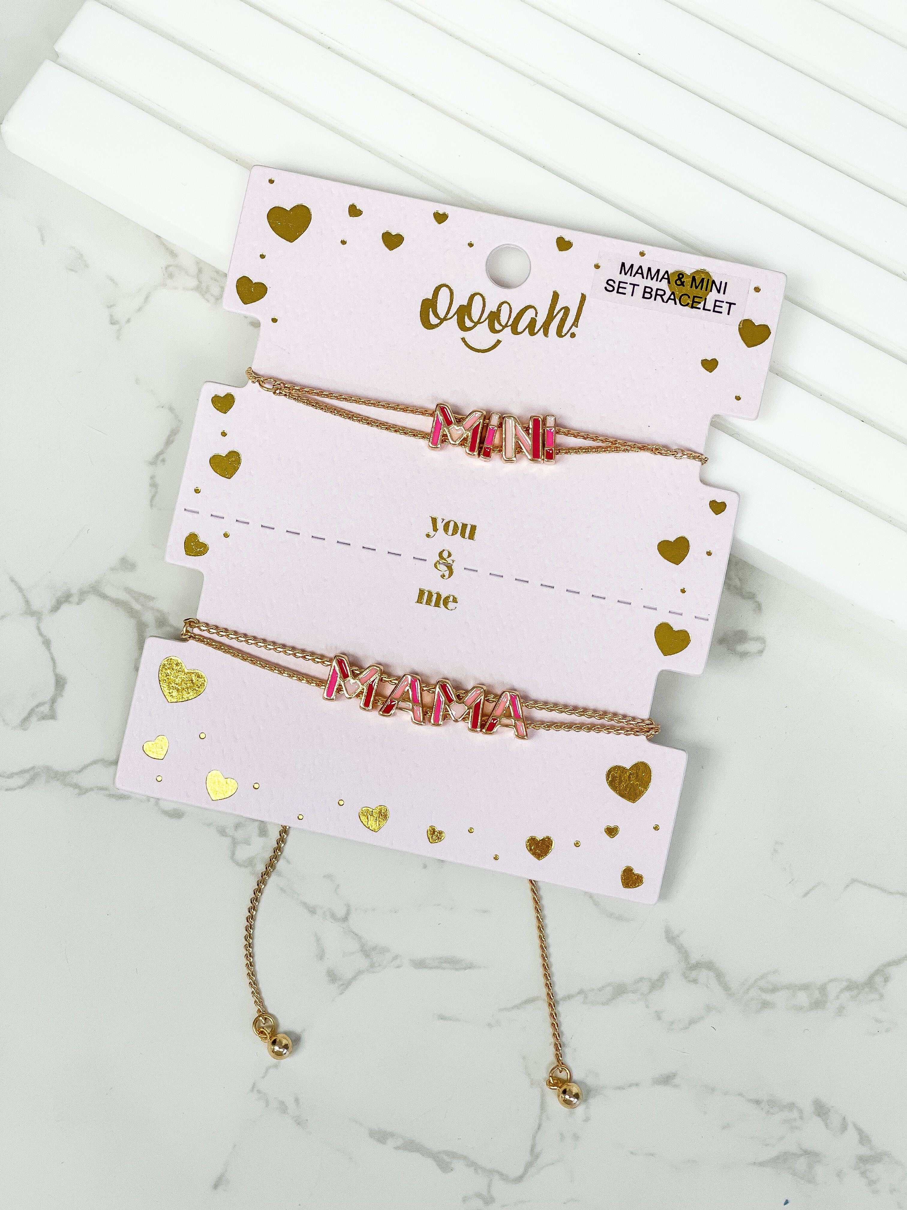 Mama & Mini Enamel Bracelet Sets