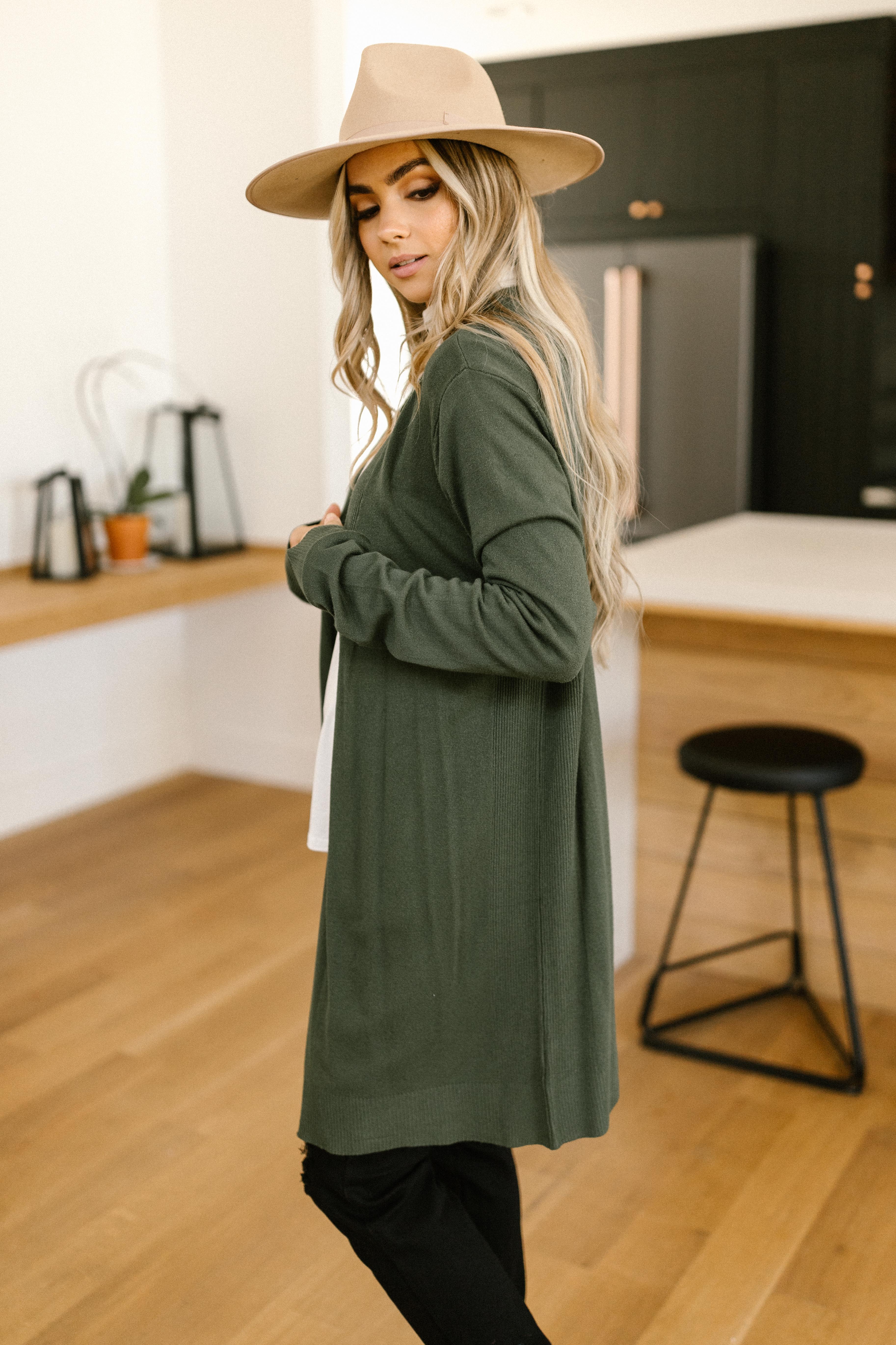 Million Dollar Olive Cardigan