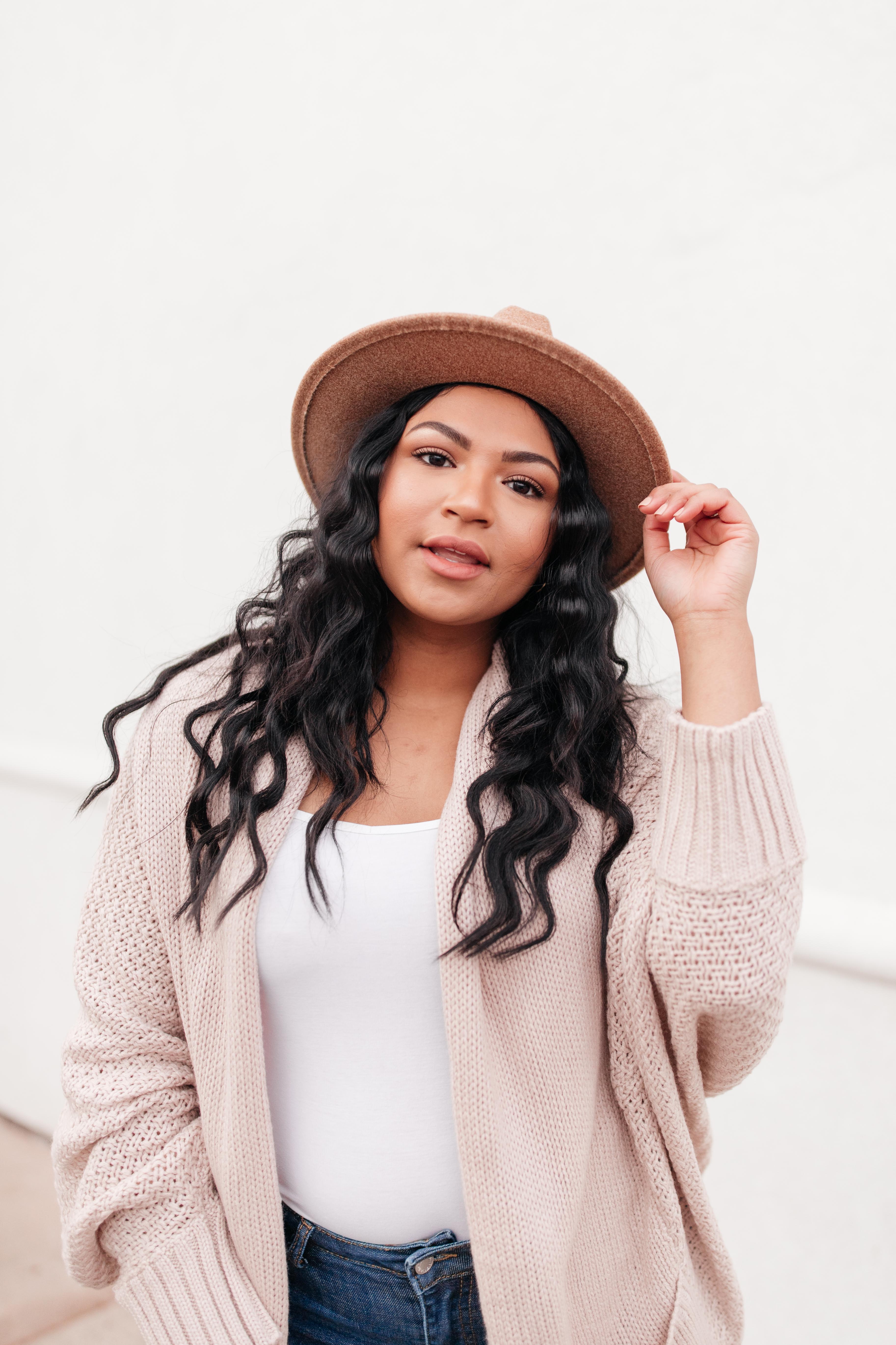 Year-Round Flat Brim Hat