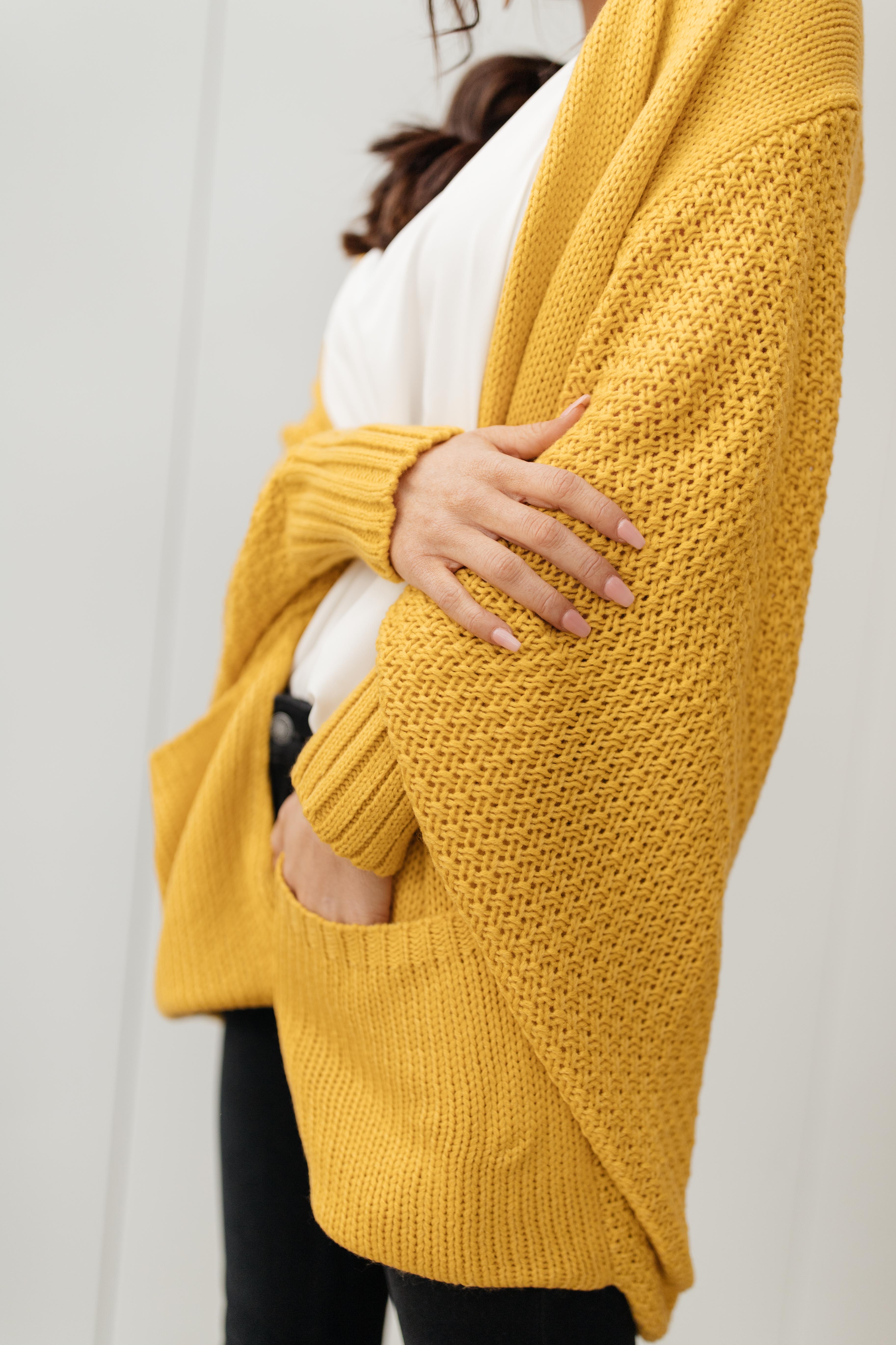 Not Your Grandmother's Cardigan in Sunflower