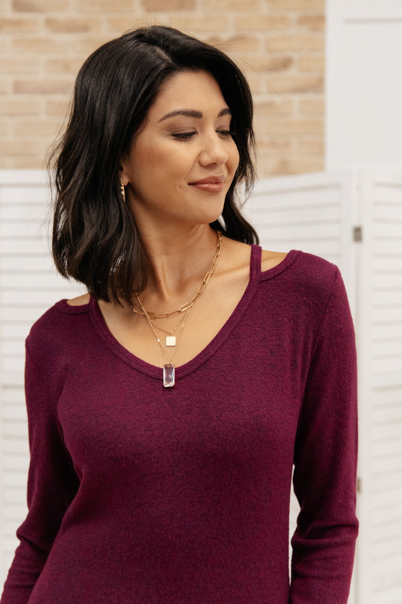 Paloma Dress In Burgundy