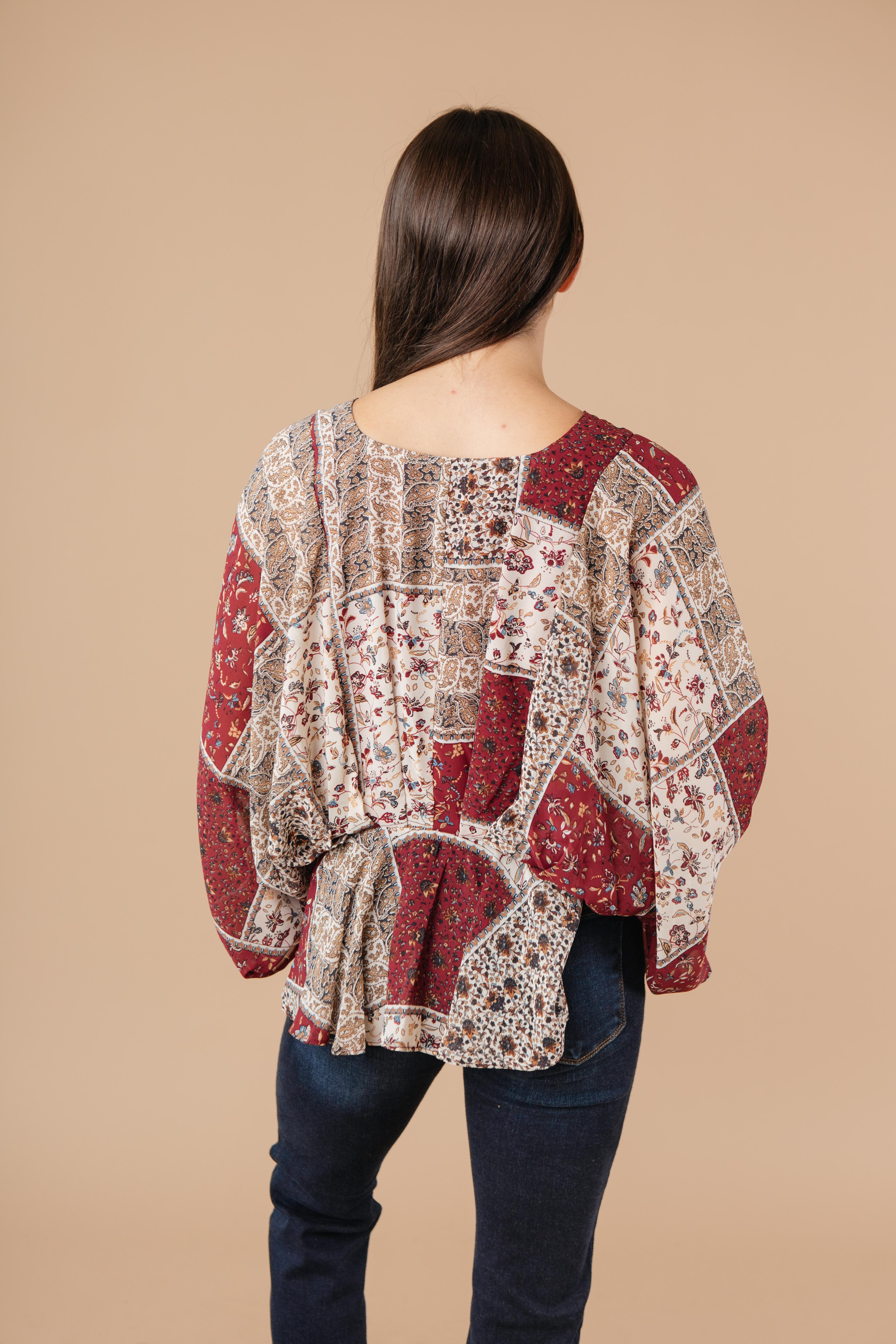 Patch Things Up Date Night Blouse