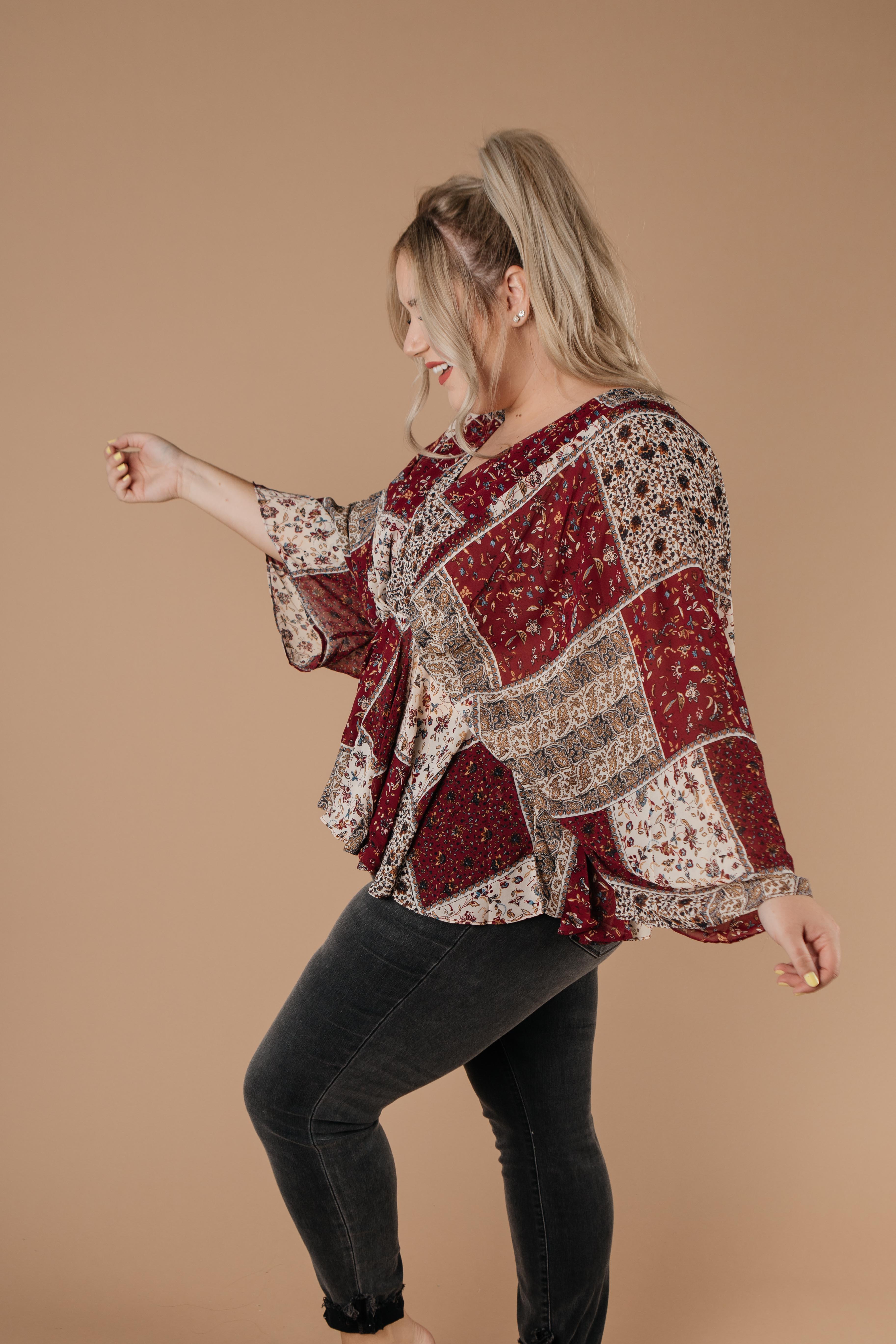 Patch Things Up Date Night Blouse