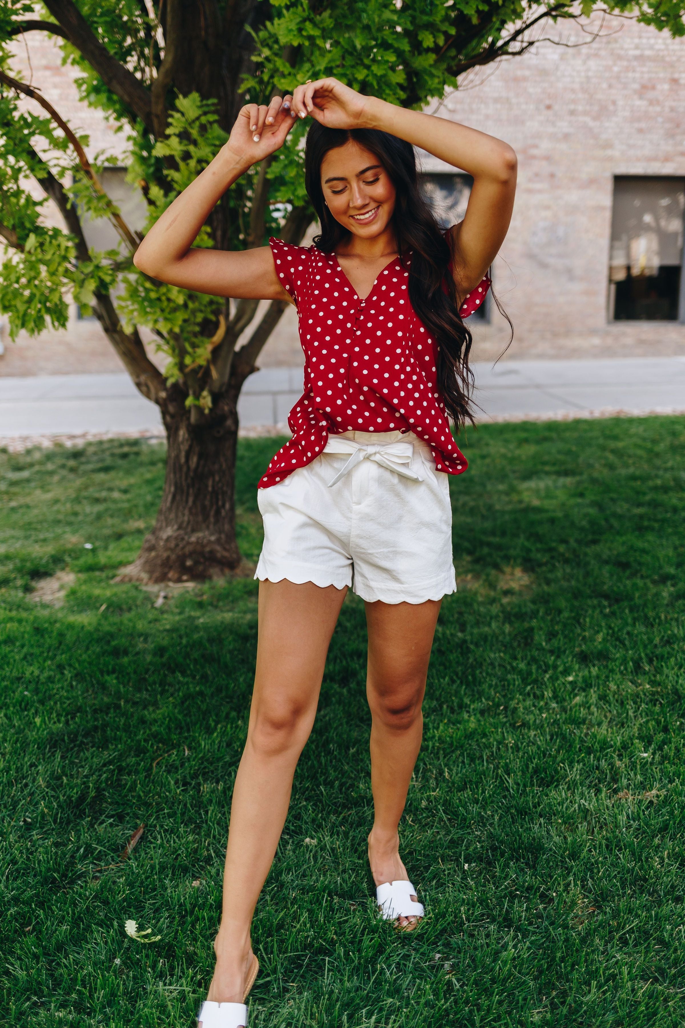Polka-Dot Paradise Blouse