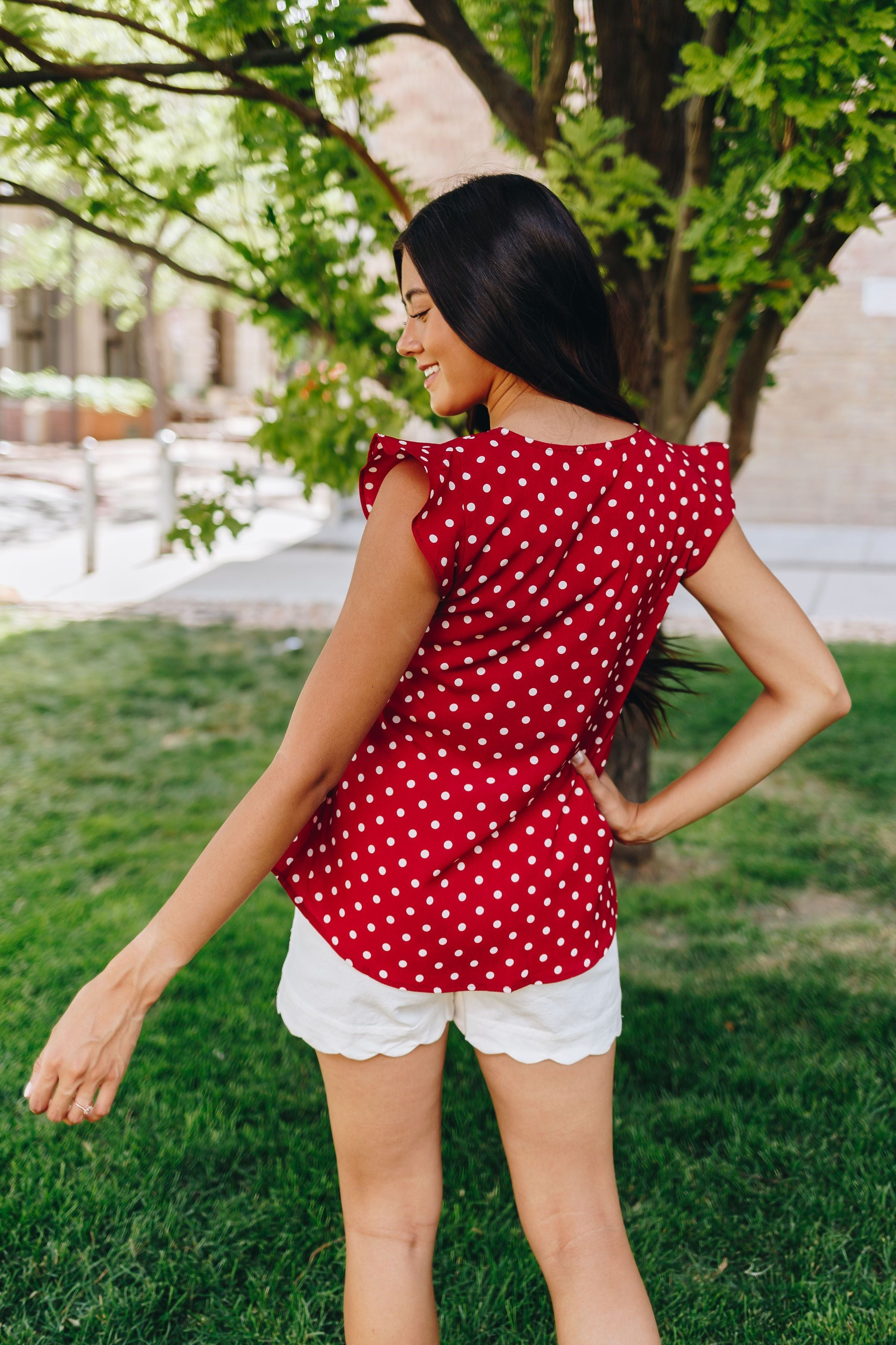Polka-Dot Paradise Blouse