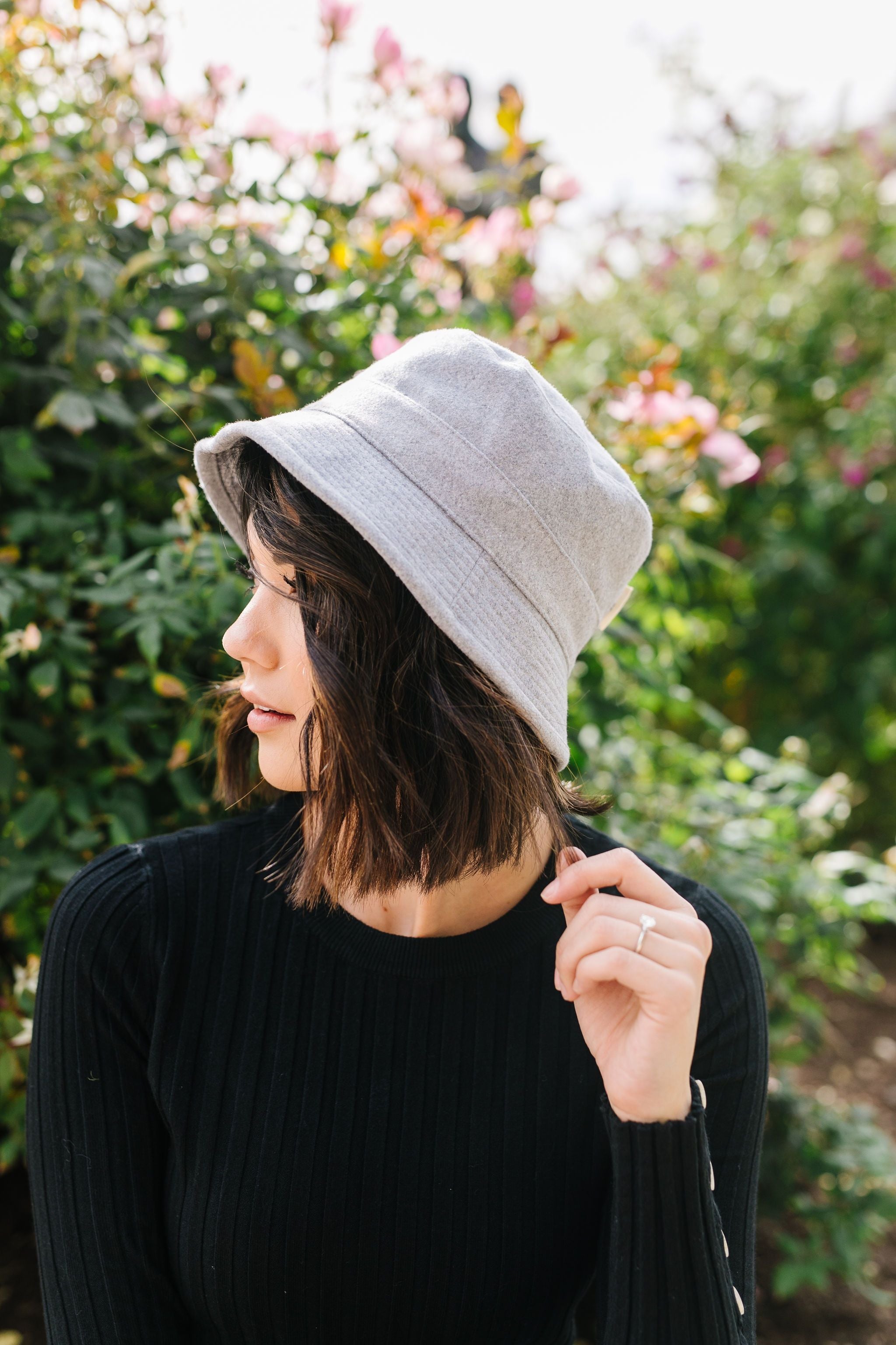 Reversible Plaid Print Bucket Hat