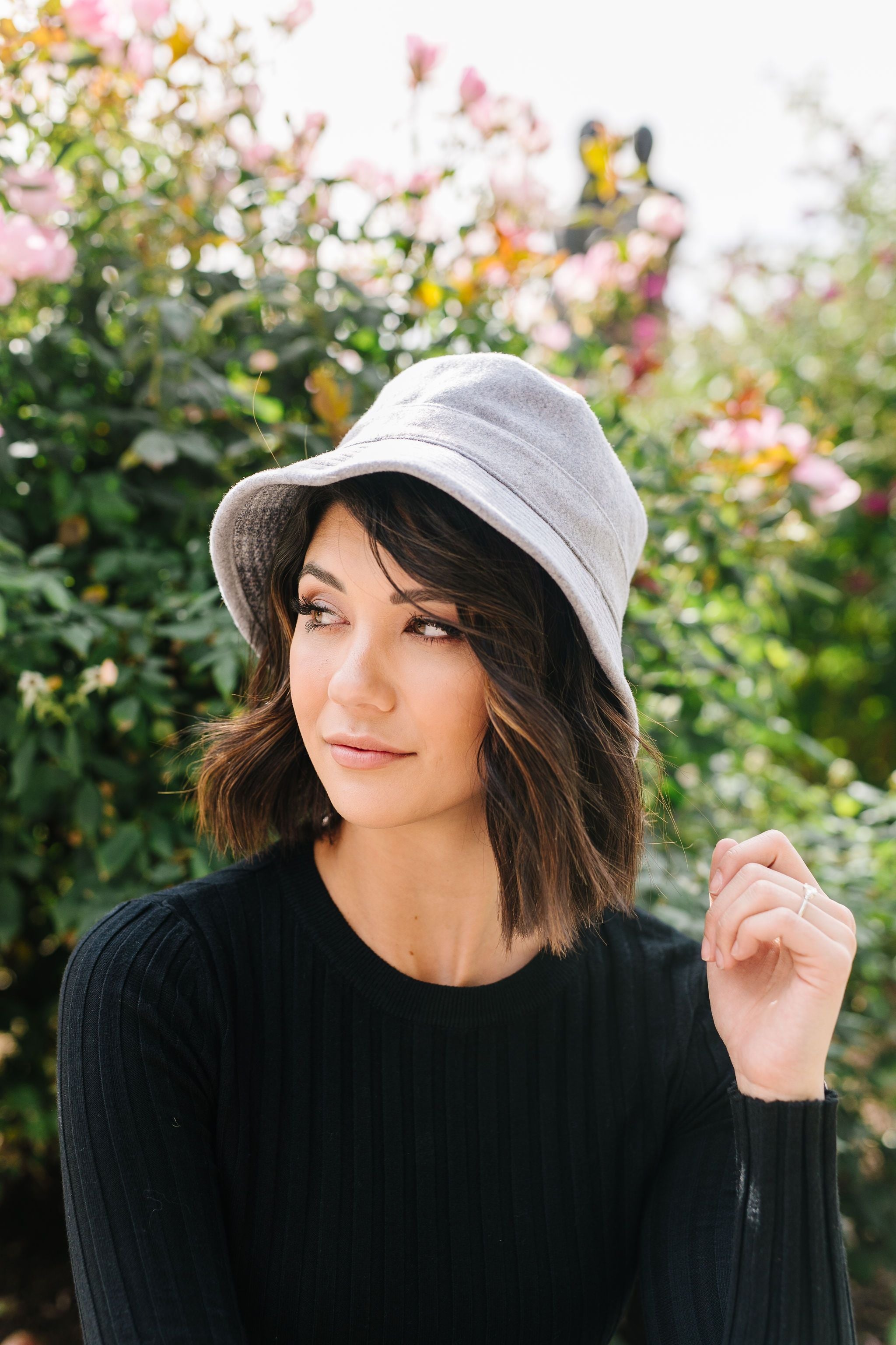 Reversible Plaid Print Bucket Hat