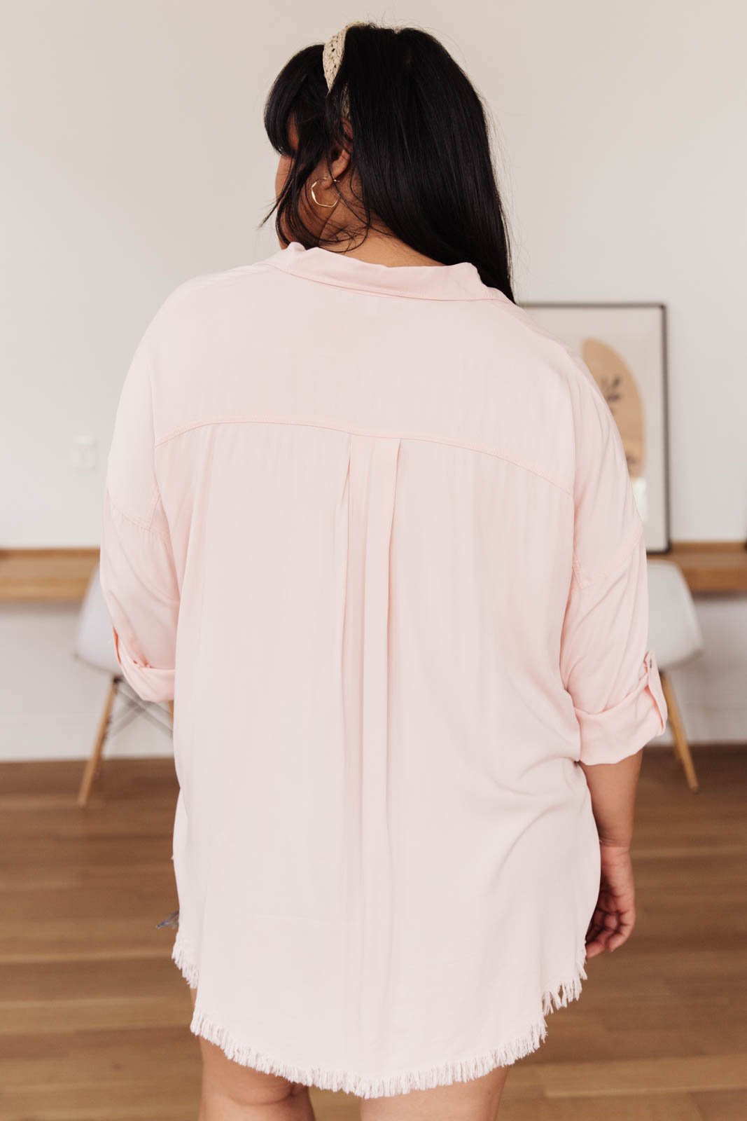 Riverside Button Up in Pink