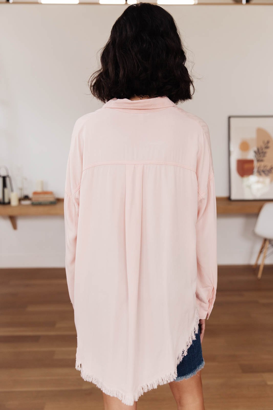 Riverside Button Up in Pink