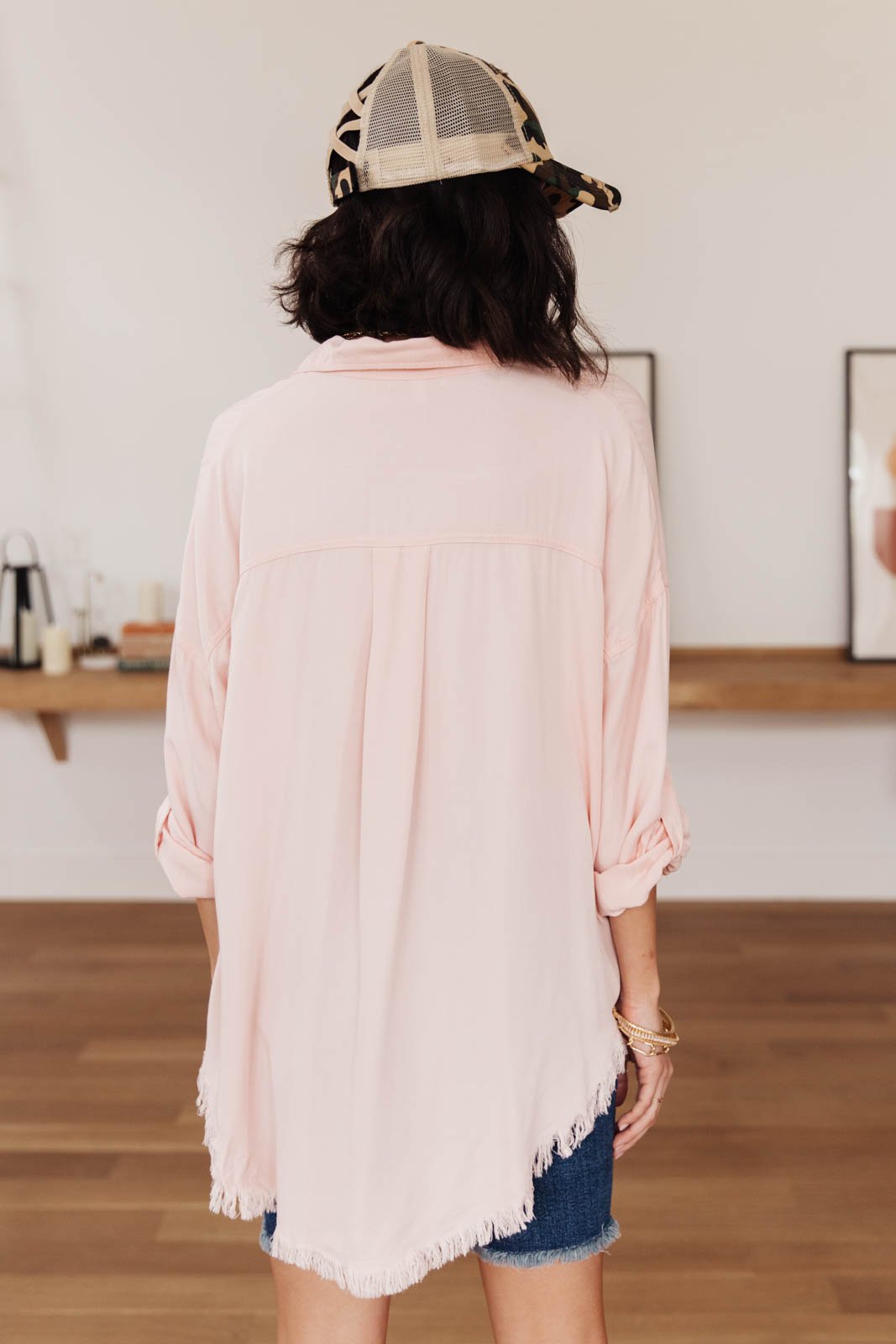 Riverside Button Up in Pink