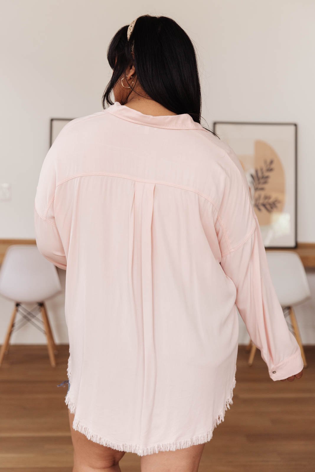 Riverside Button Up in Pink