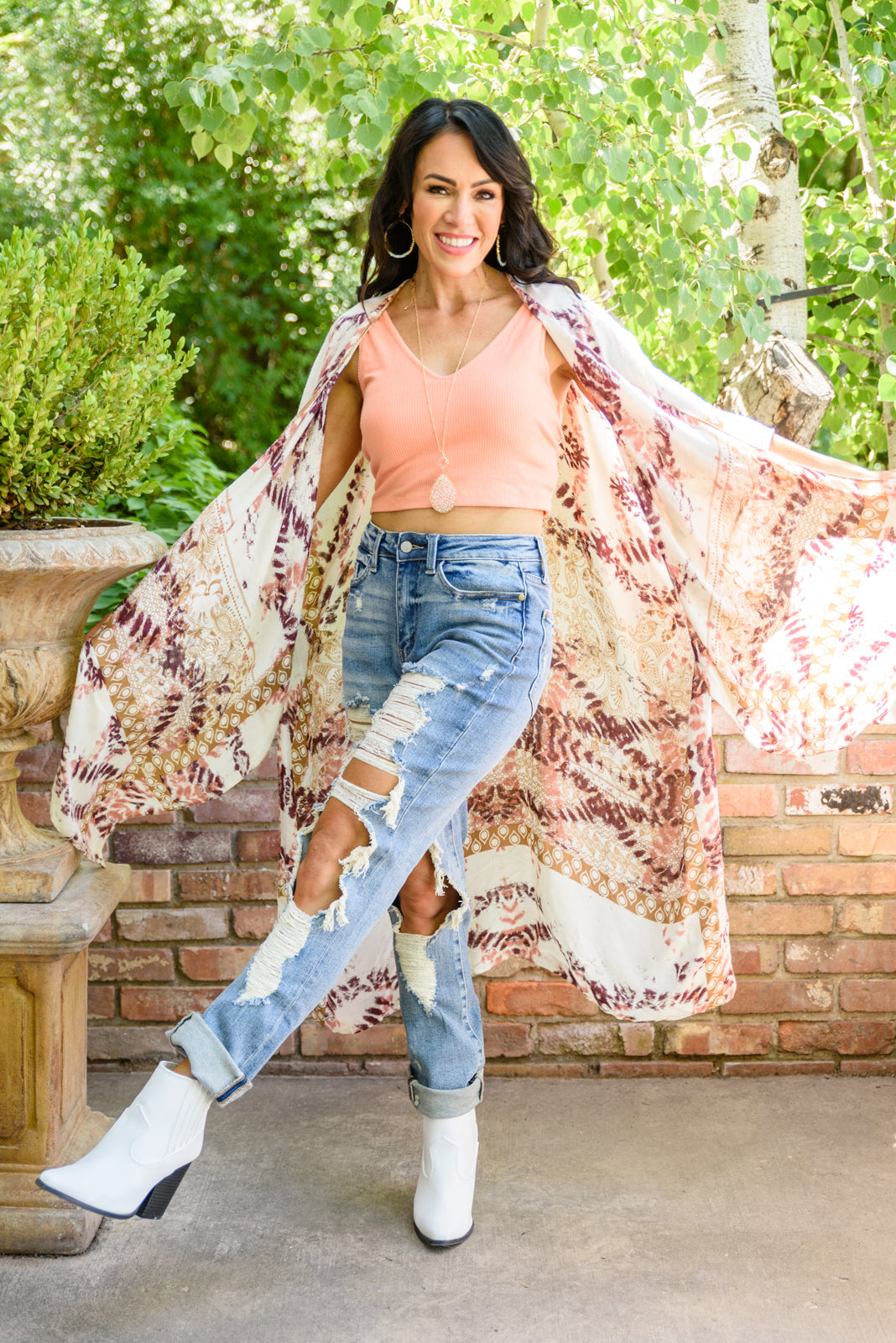 Sadie Vintage Straight Cut Destroy Jeans