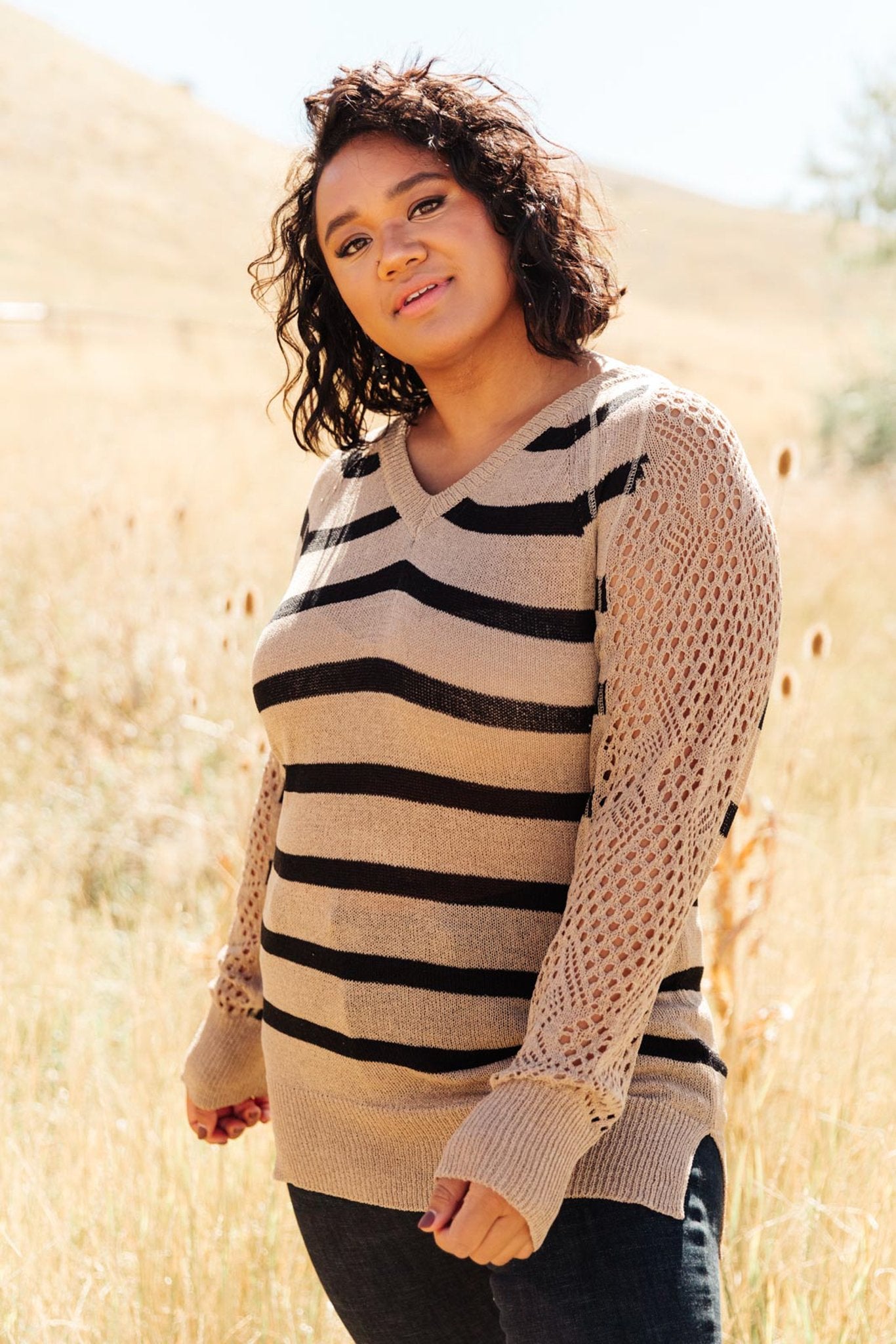 Safe And Sound Striped Top