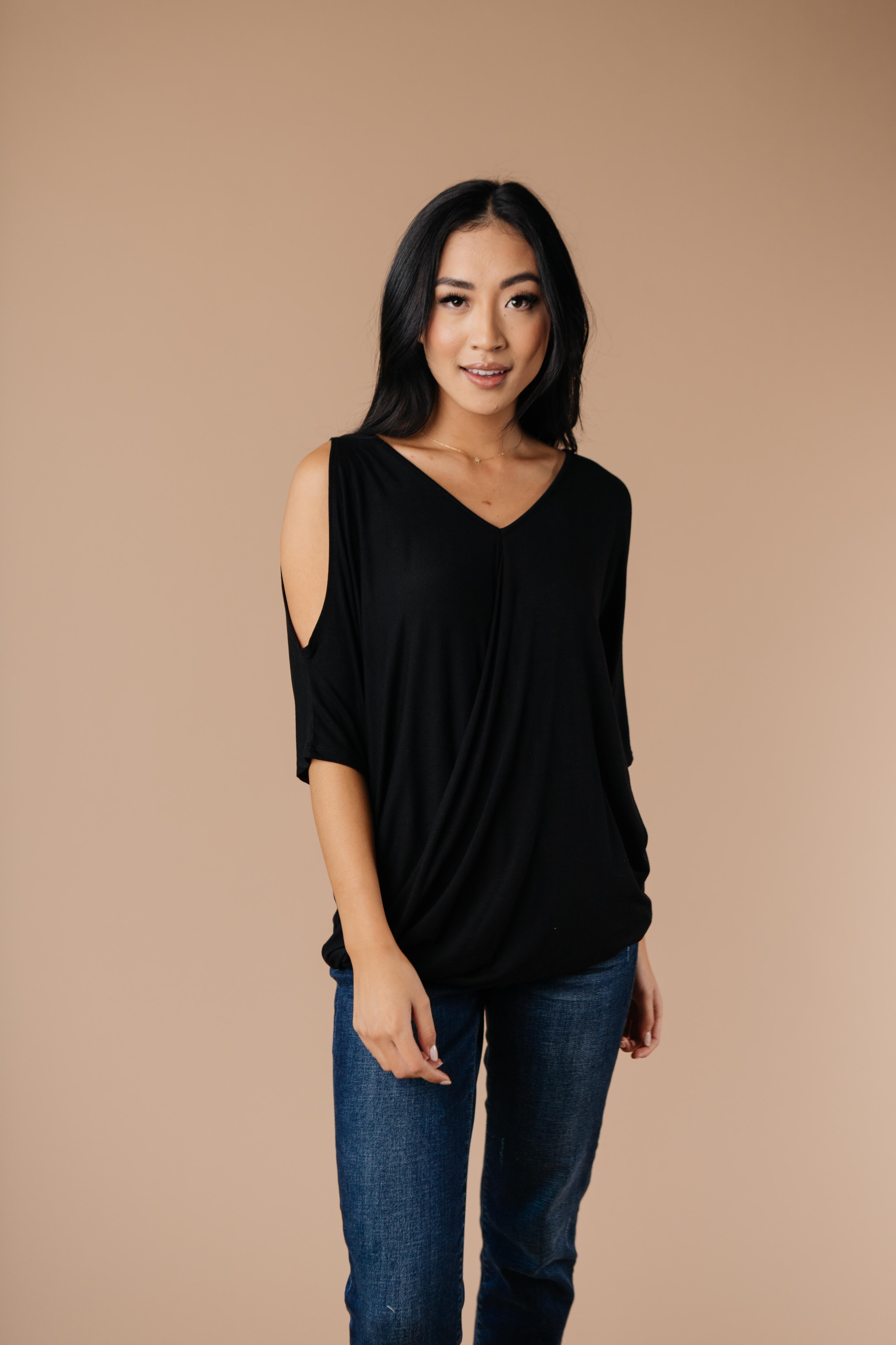 Split The Check Top In Black