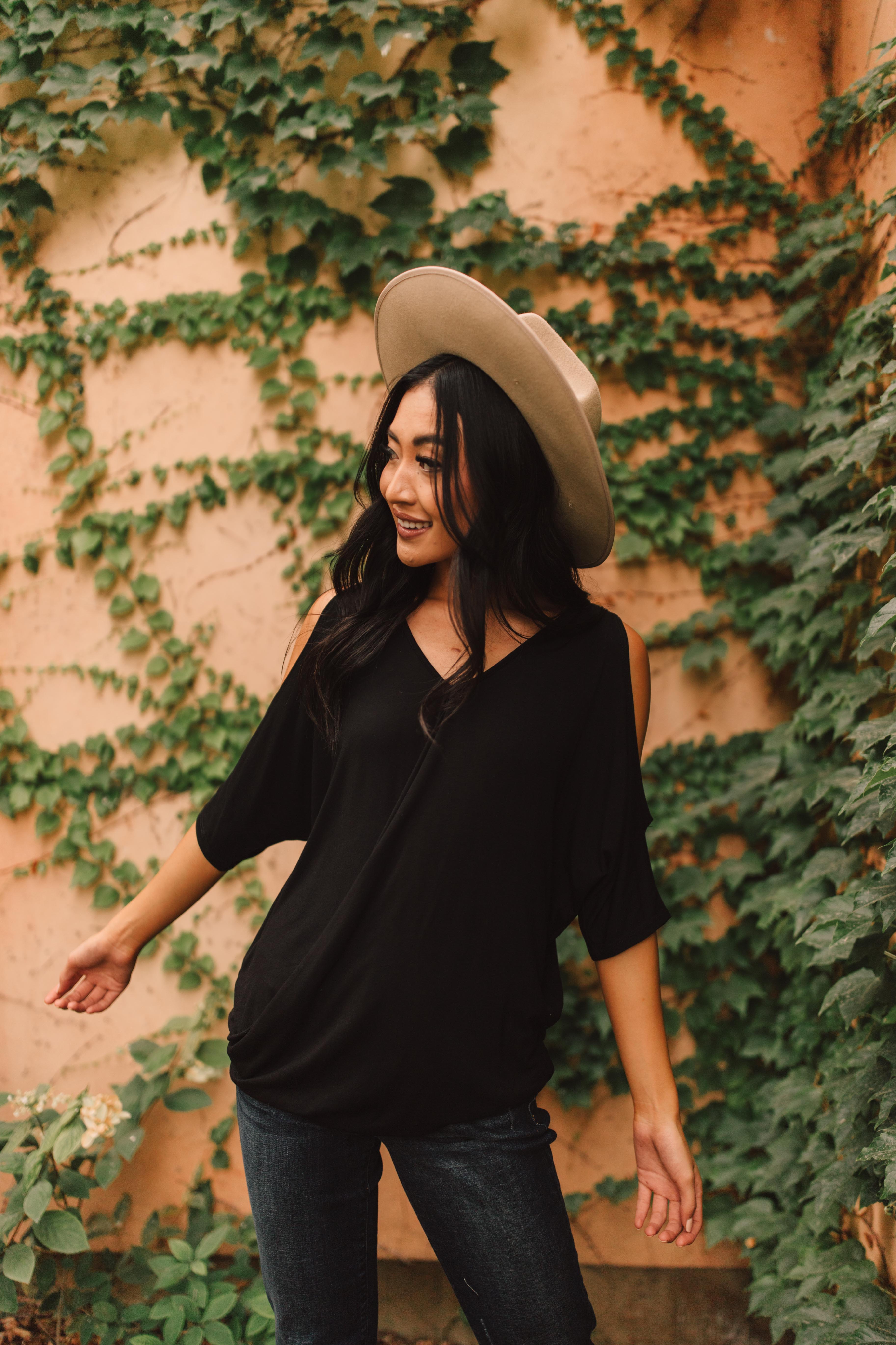 Split The Check Top In Black