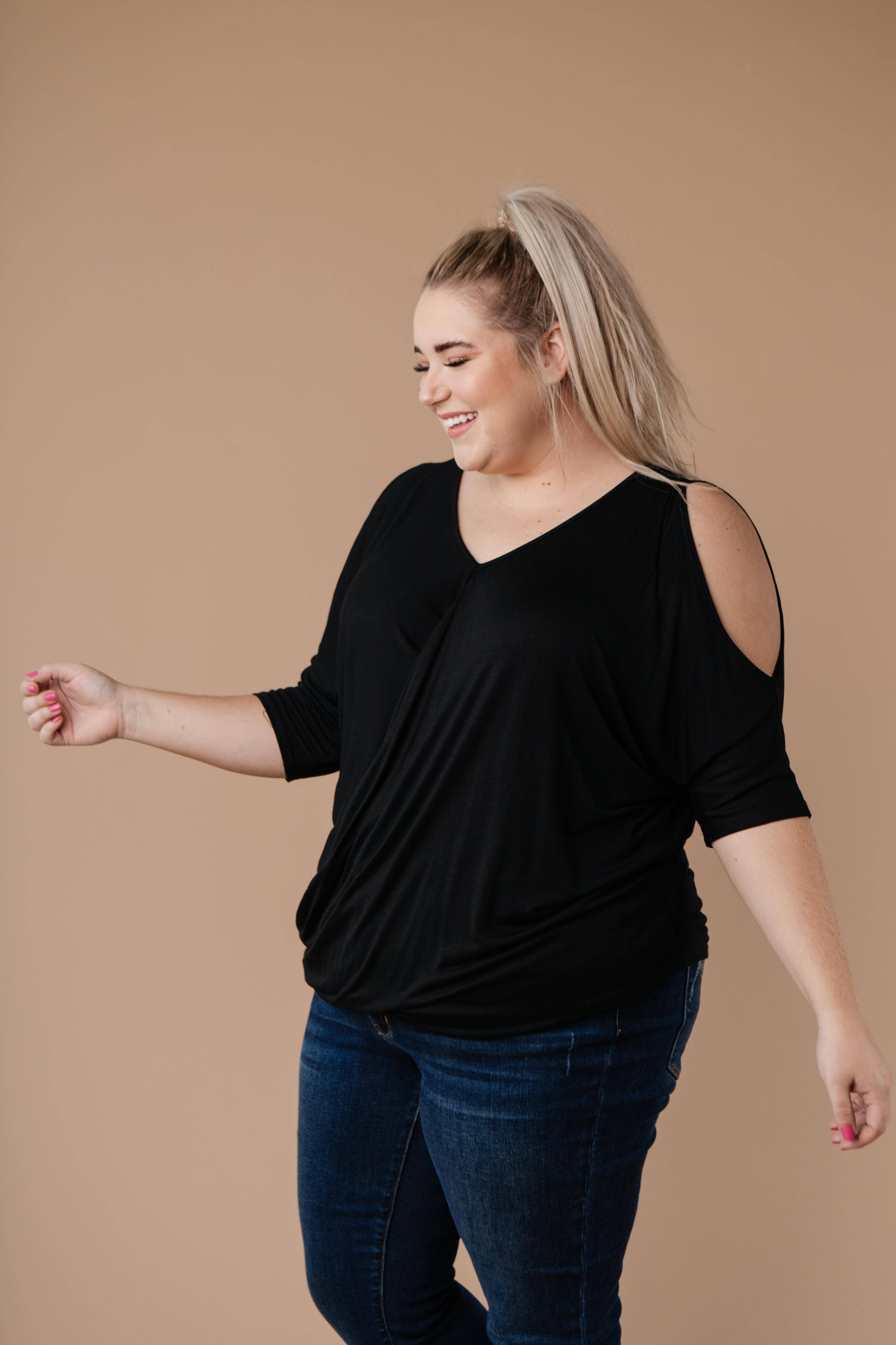 Split The Check Top In Black