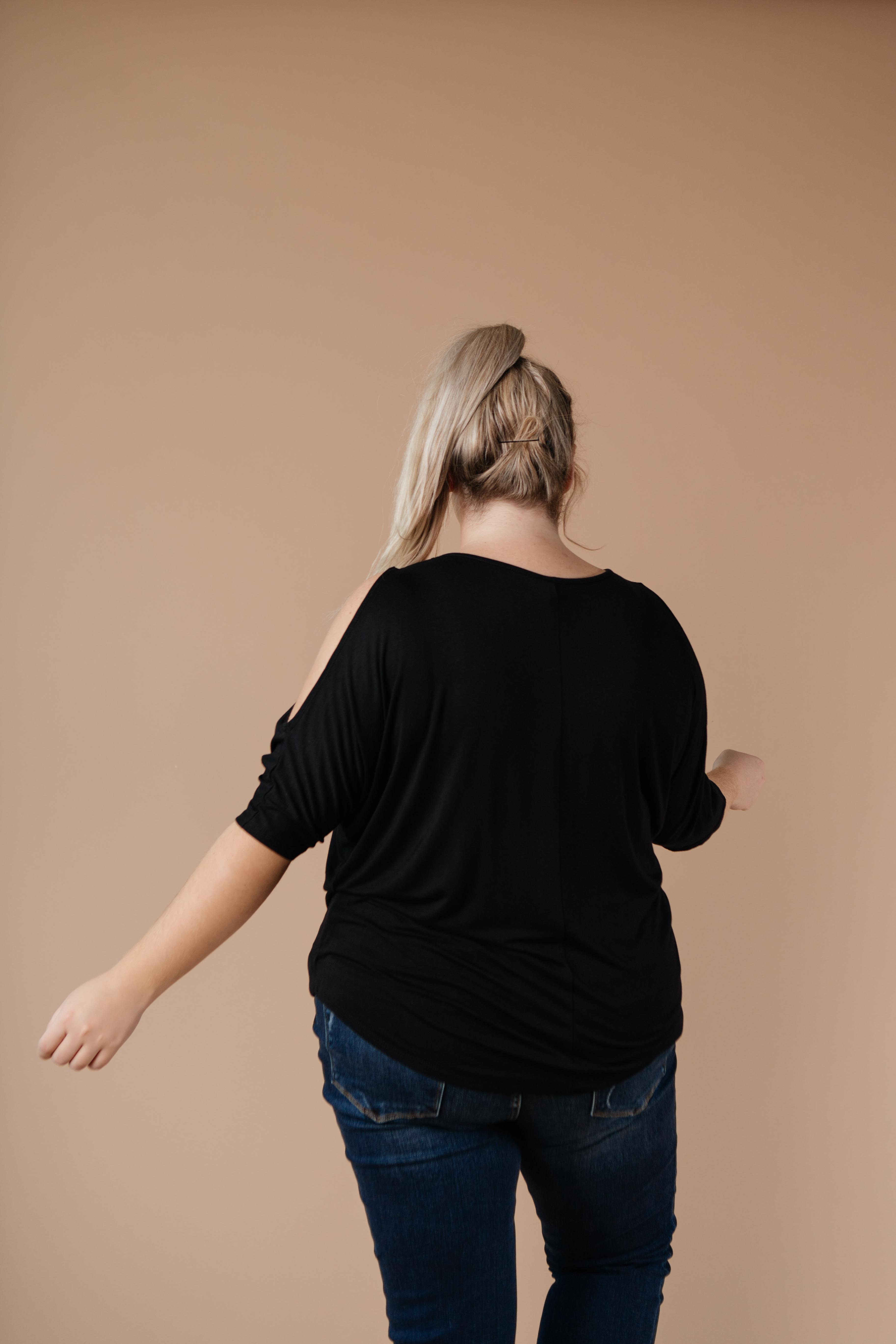 Split The Check Top In Black