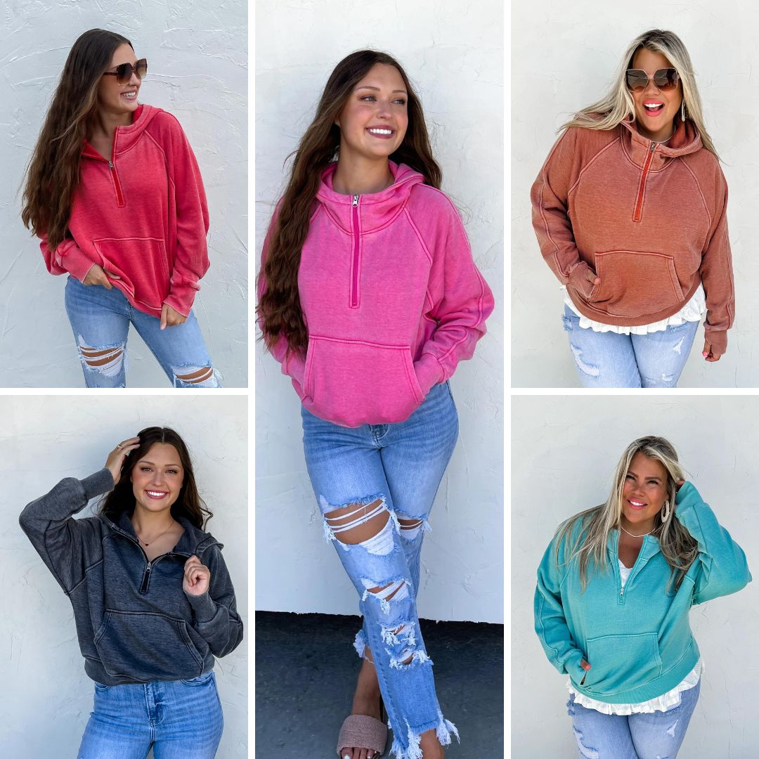 PREORDER: Easy Does It Pullover in Five Colors
